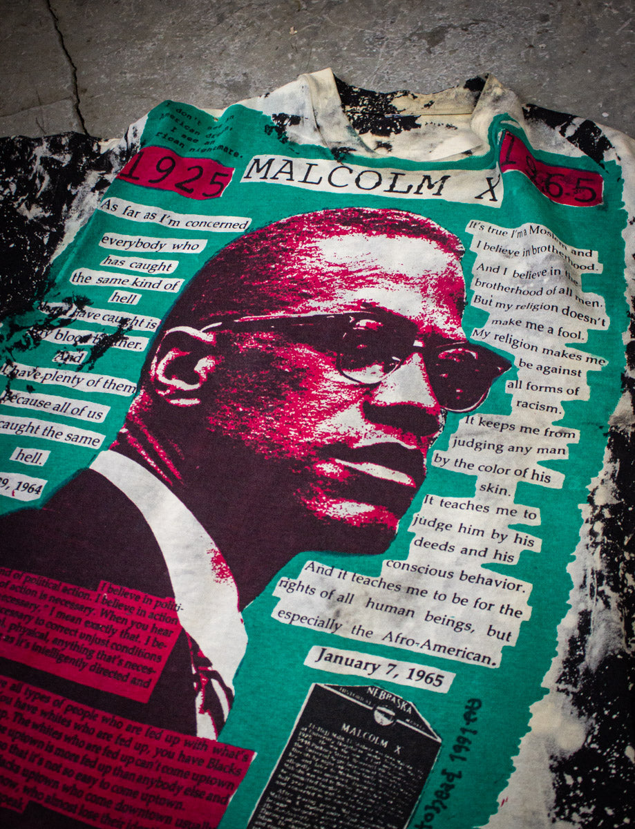 Vintage Malcom X Mosquitohead T Shirt 1992 XL