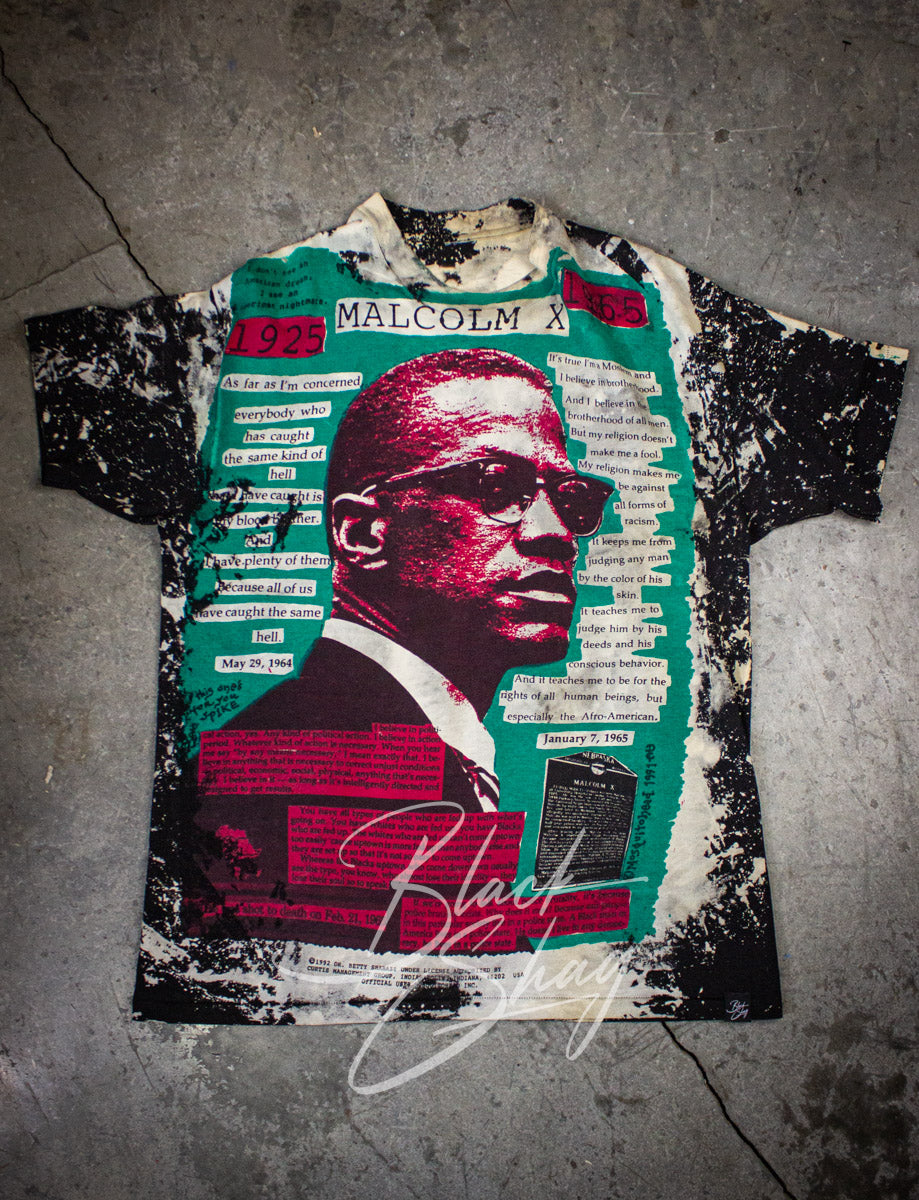 Vintage Malcom X Mosquitohead T Shirt 1992 XL