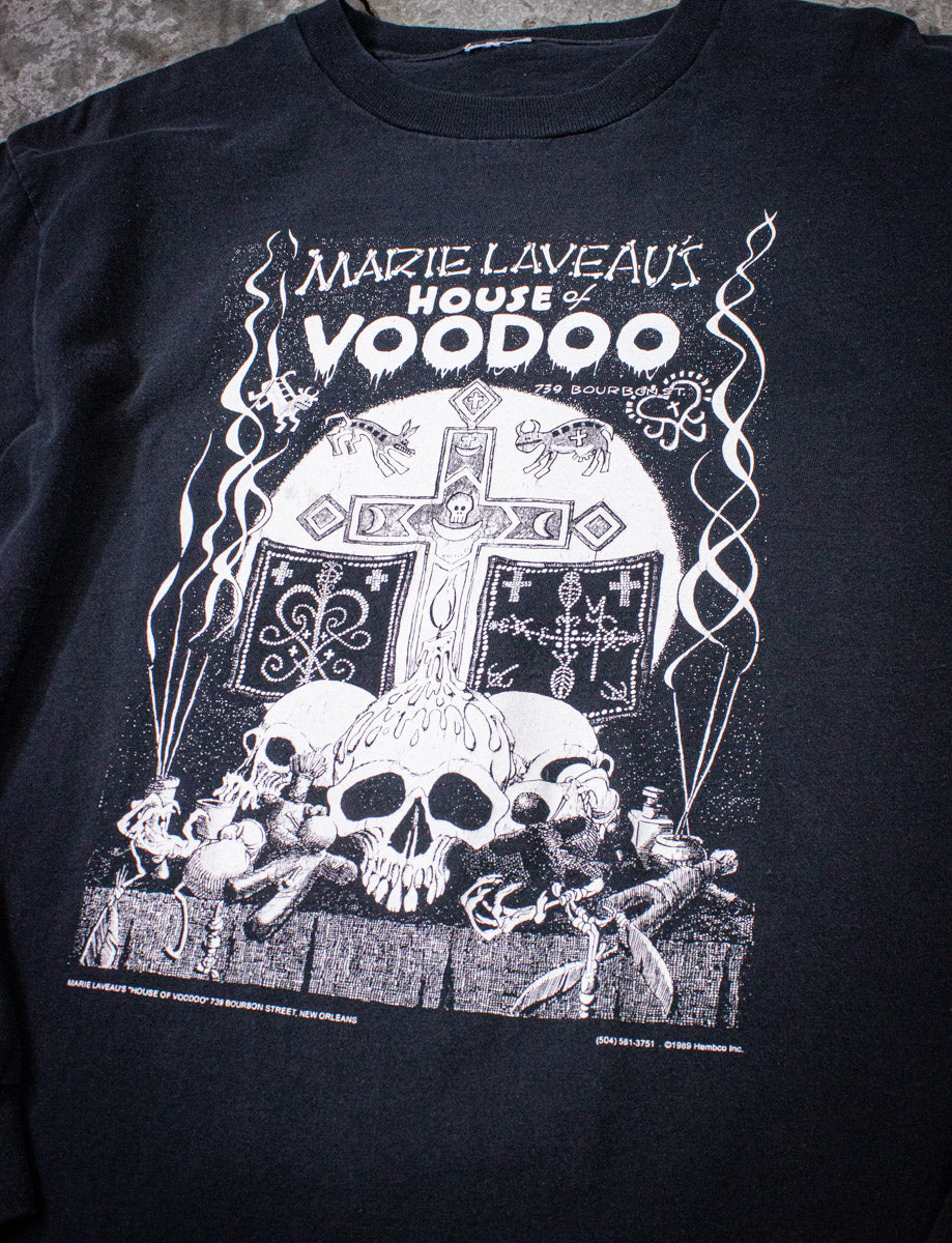 Vintage Marie Laveau's House of Voodoo Graphic T Shirt 80s Medium