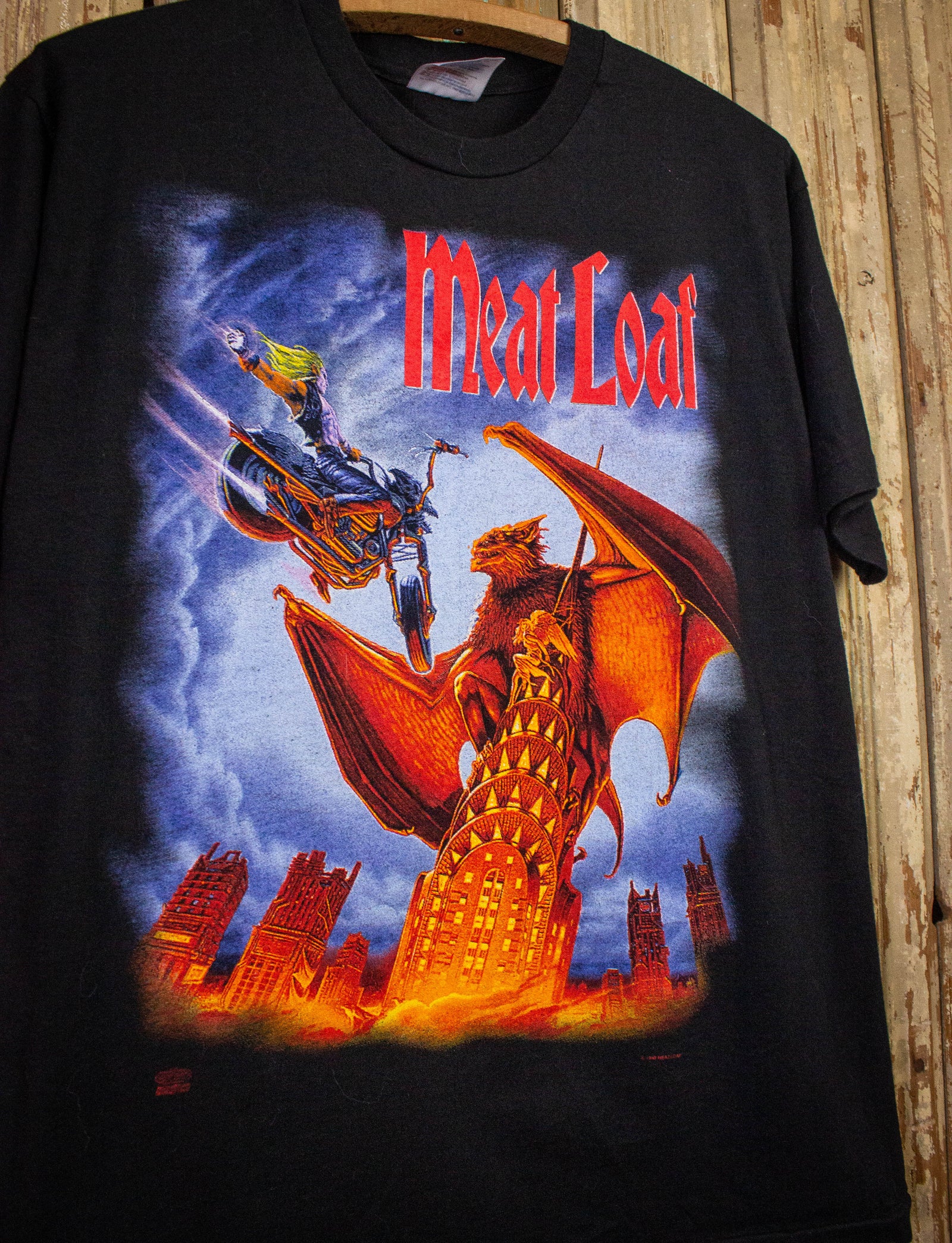 Vintage Meat Loaf Louder Than Everything Else Concert T Shirt 1993-95 Black Medium
