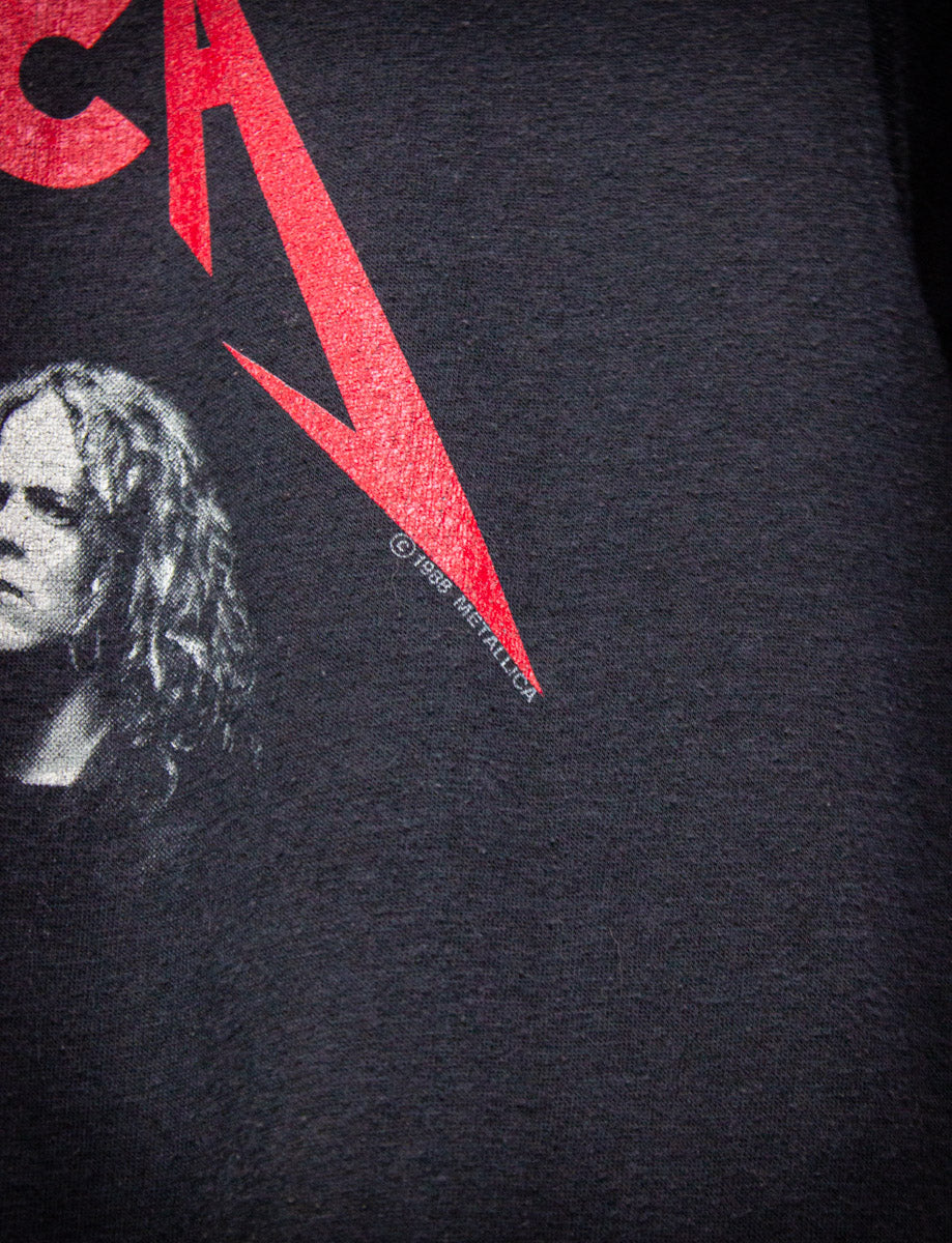 Vintage Metallica And Justice For All Concert T Shirt 1988 Large 