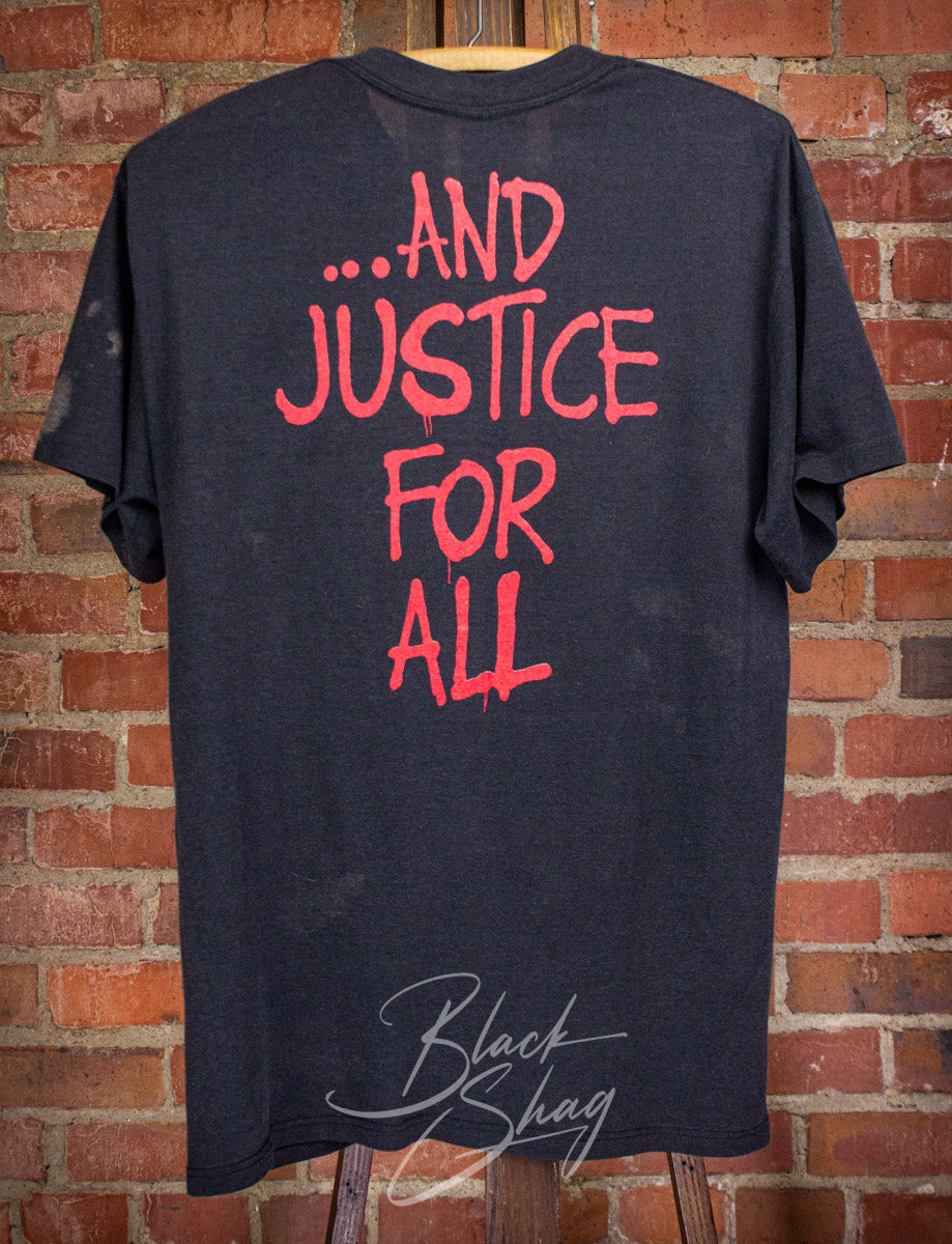 Vintage Metallica And Justice For All Concert T Shirt 1988 Large 