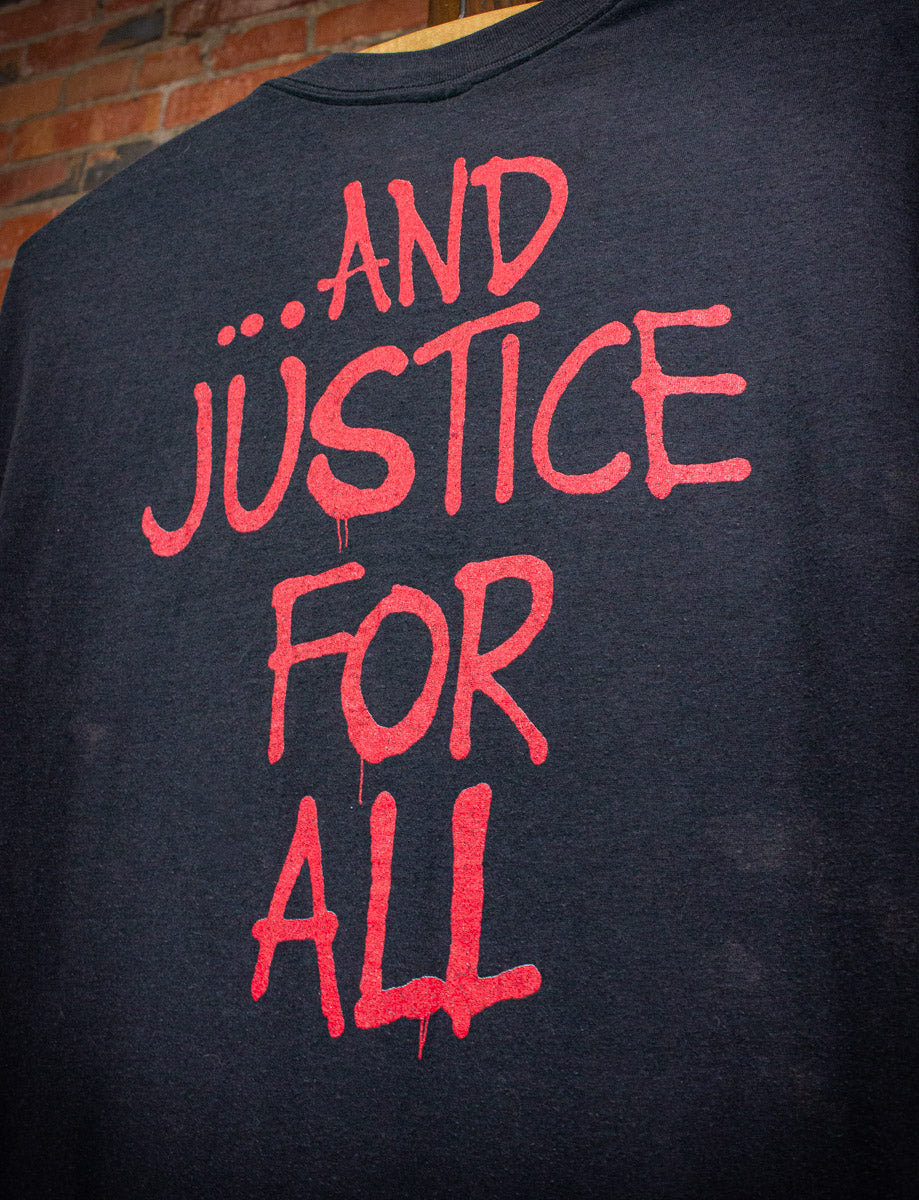 Vintage Metallica And Justice For All Concert T Shirt 1988 Large 