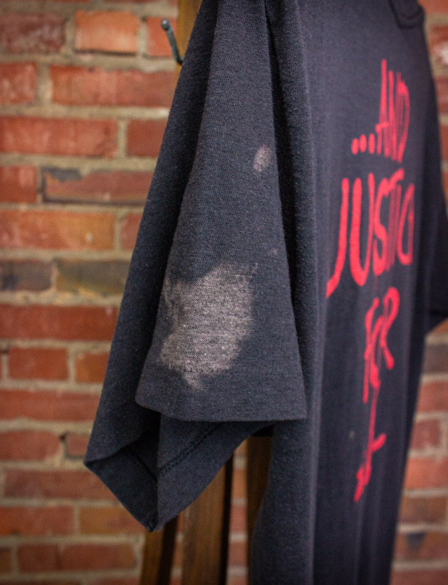 Vintage Metallica And Justice For All Concert T Shirt 1988 Large 