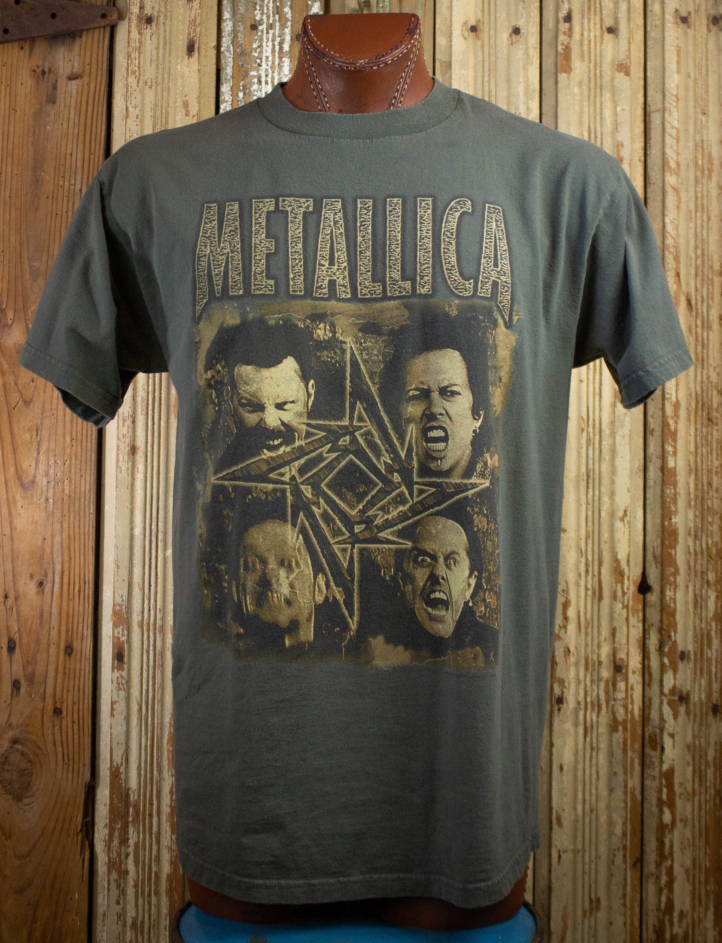 Vintage Metallica Poor Touring Me Concert T Shirt 1996-97 Olive Green XL