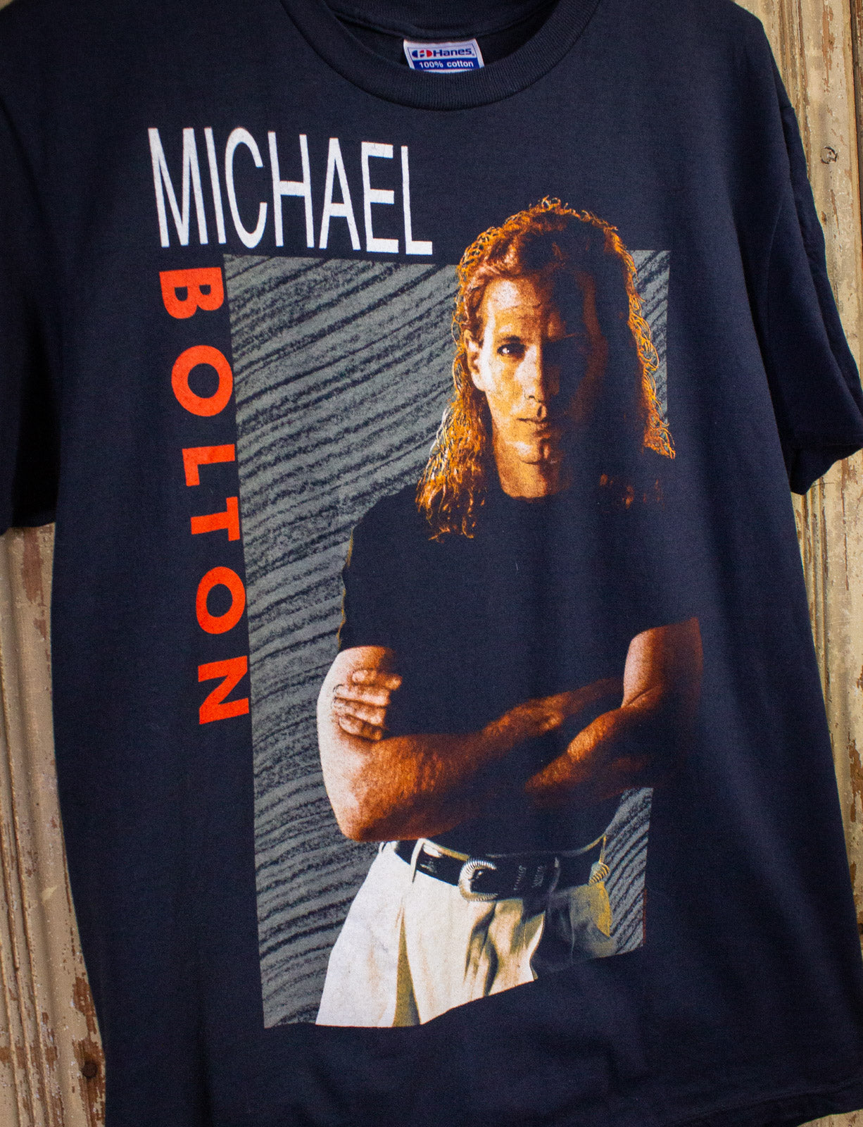 Vintage Michael Bolton Soul Provider Concert T Shirt 1990 Black Medium