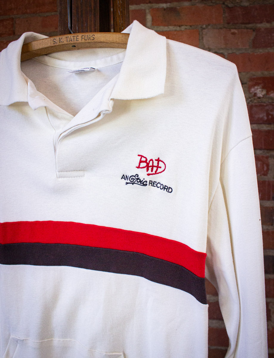Vintage Michael Jackson Bad Promo Polo 1987 Large