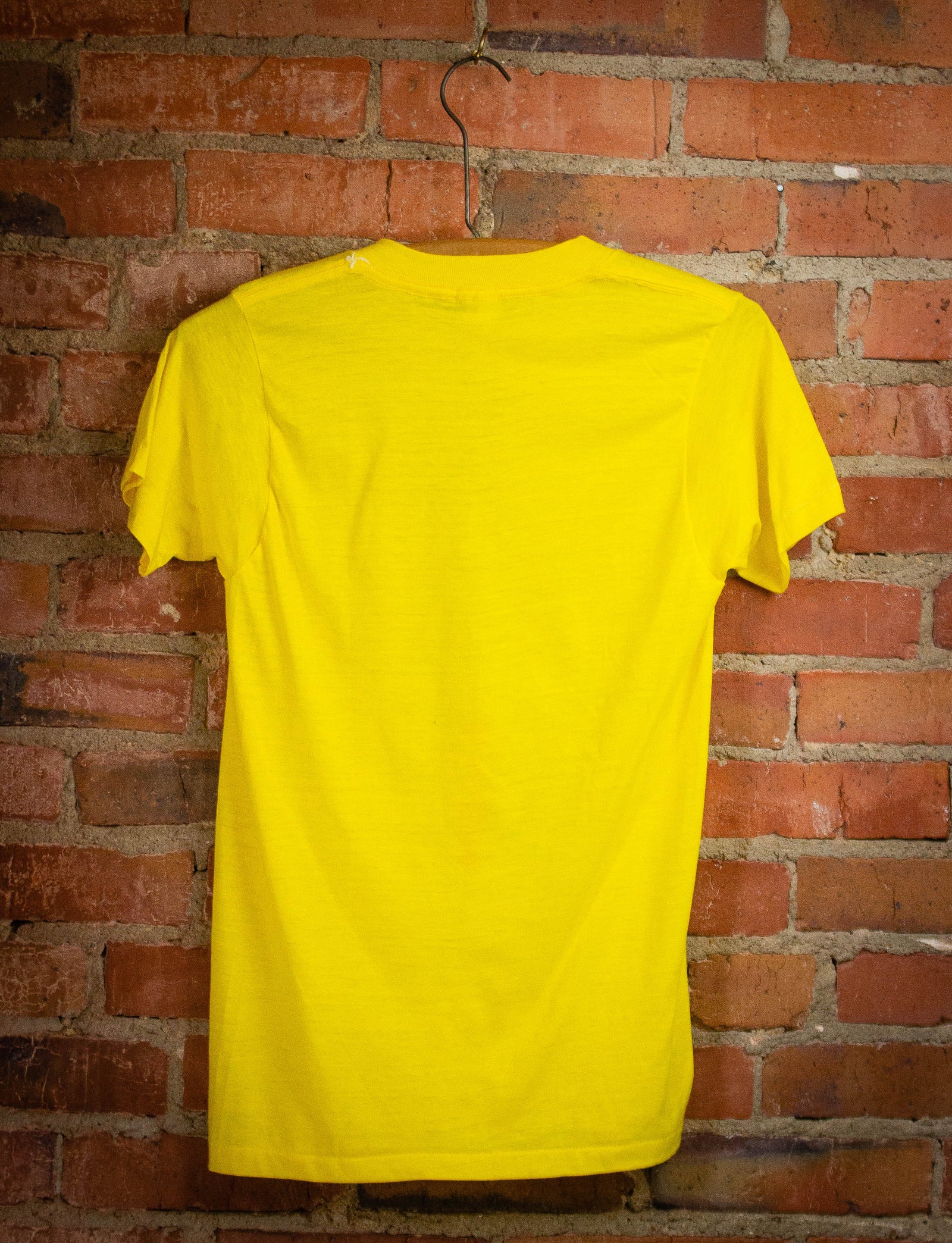 Vintage Mick Jagger Bootleg Concert T Shirt 70s Yellow XS – Black