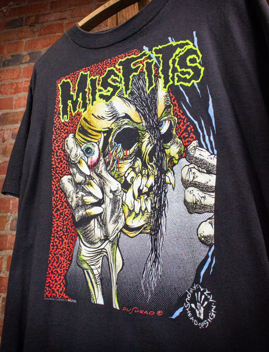 Vintage Misfits Pushead Concert T Shirt 90s Medium