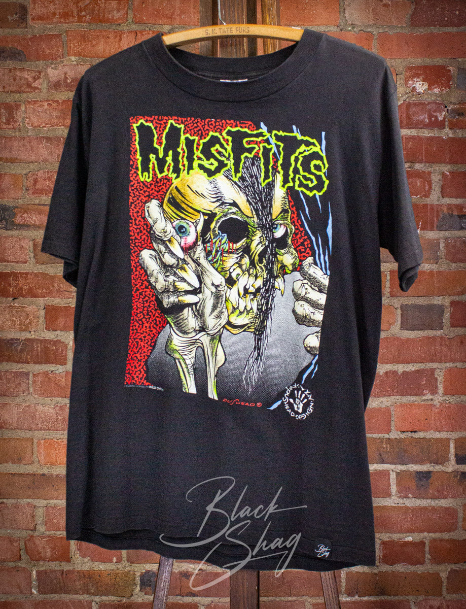 Vintage Misfits Pushead Concert T Shirt 90s Medium