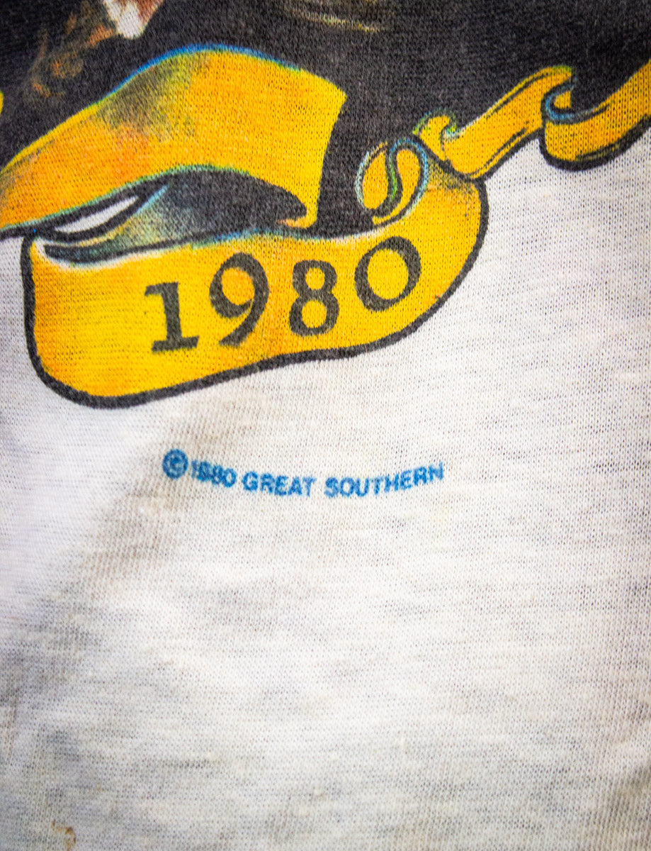 Vintage Molly Hatchet Raglan Concert T Shirt 1980 Medium