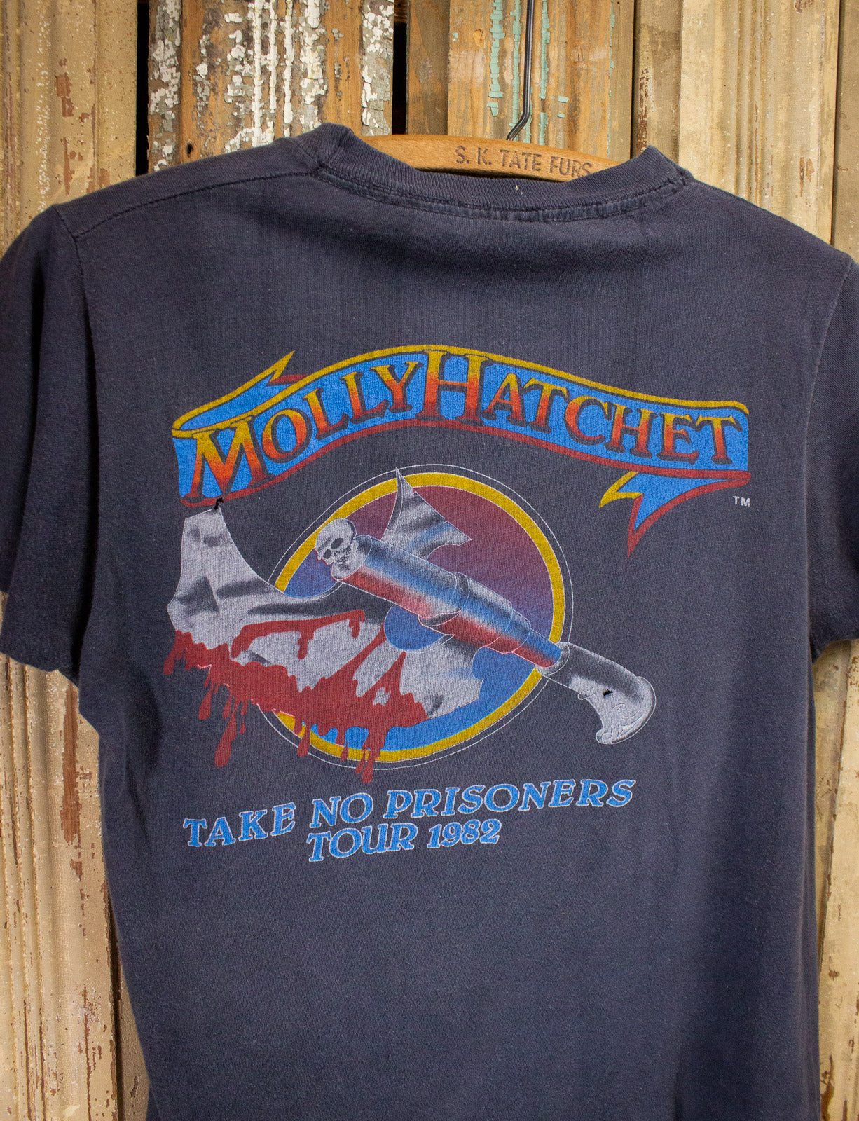 Vintage Molly Hatchet Take No Prisoners Concert T Shirt 1982 Small