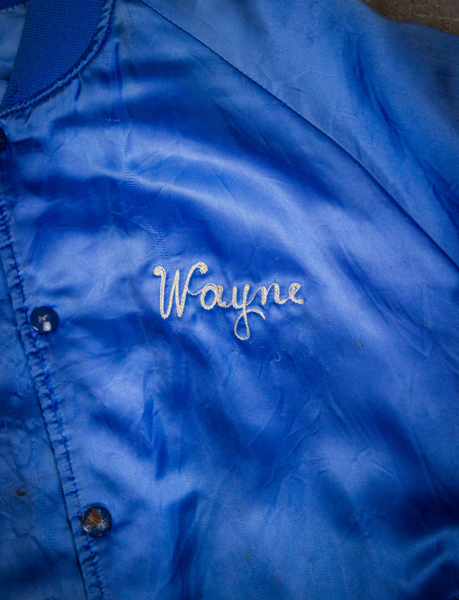 Vintage Molly's Balloons Satin Bomber Jacket Blue Large