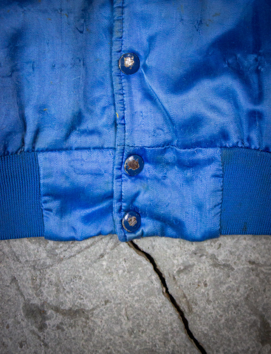 Vintage Molly's Balloons Satin Bomber Jacket Blue Large