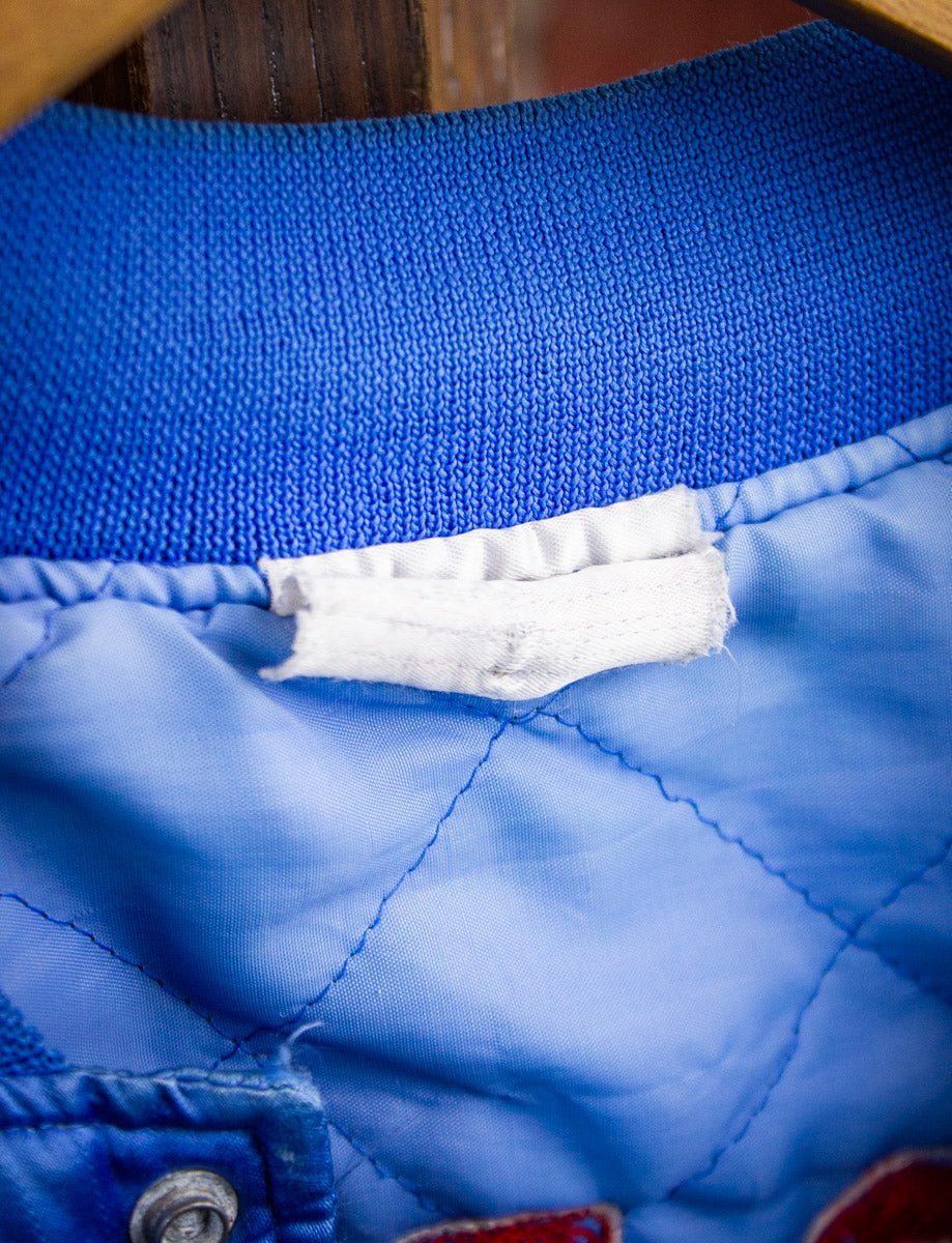 Vintage Molly's Balloons Satin Bomber Jacket Blue Large