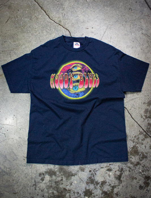 Vintage Moody Blues 3 Eye Concert T Shirt 2002 Blue XL