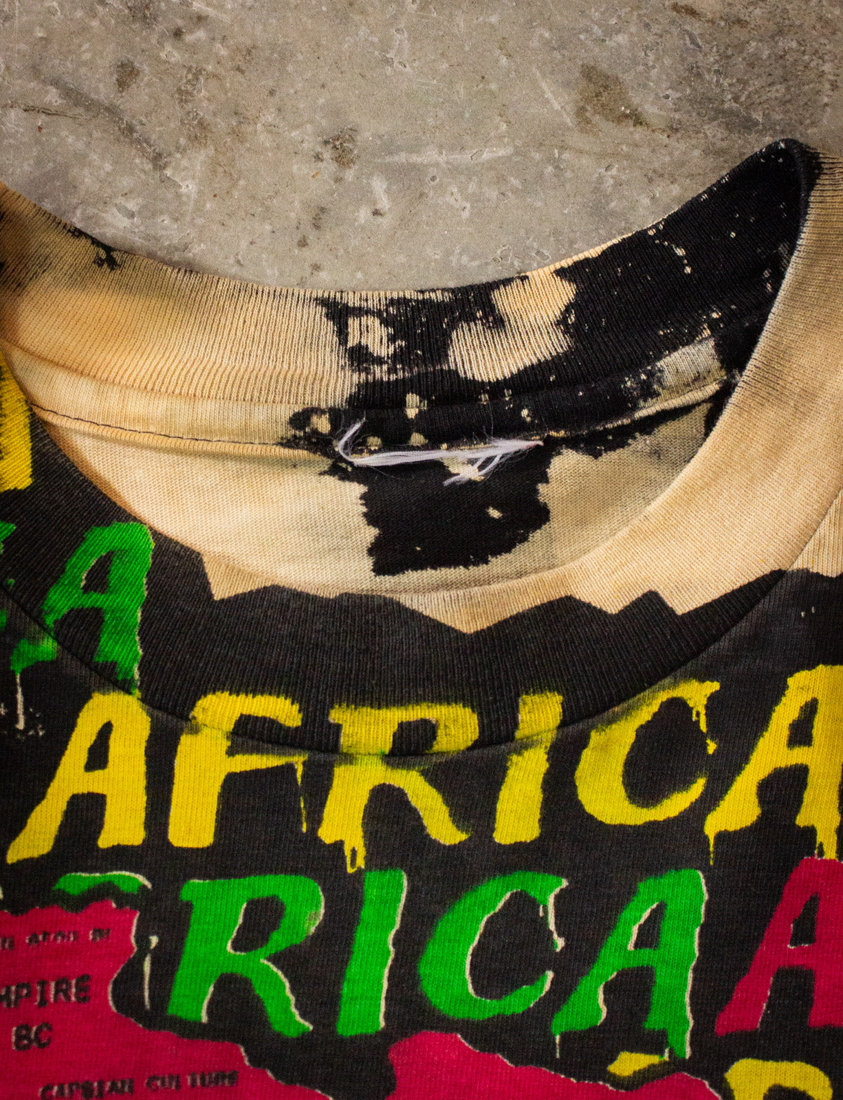 Vintage Mosquitohead Africa Print Graphic T Shirt 90s XL