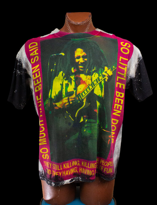 Vintage 90s Mosquitohead Bob Marley So Much Have Been Said Concert T shirt XL