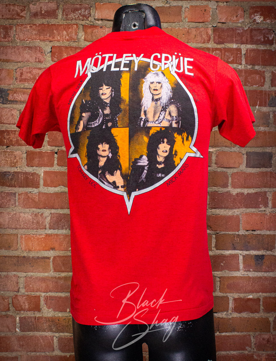 Vintage Mötley Crüe Shout At The Devil Concert T Shirt 1983 Small