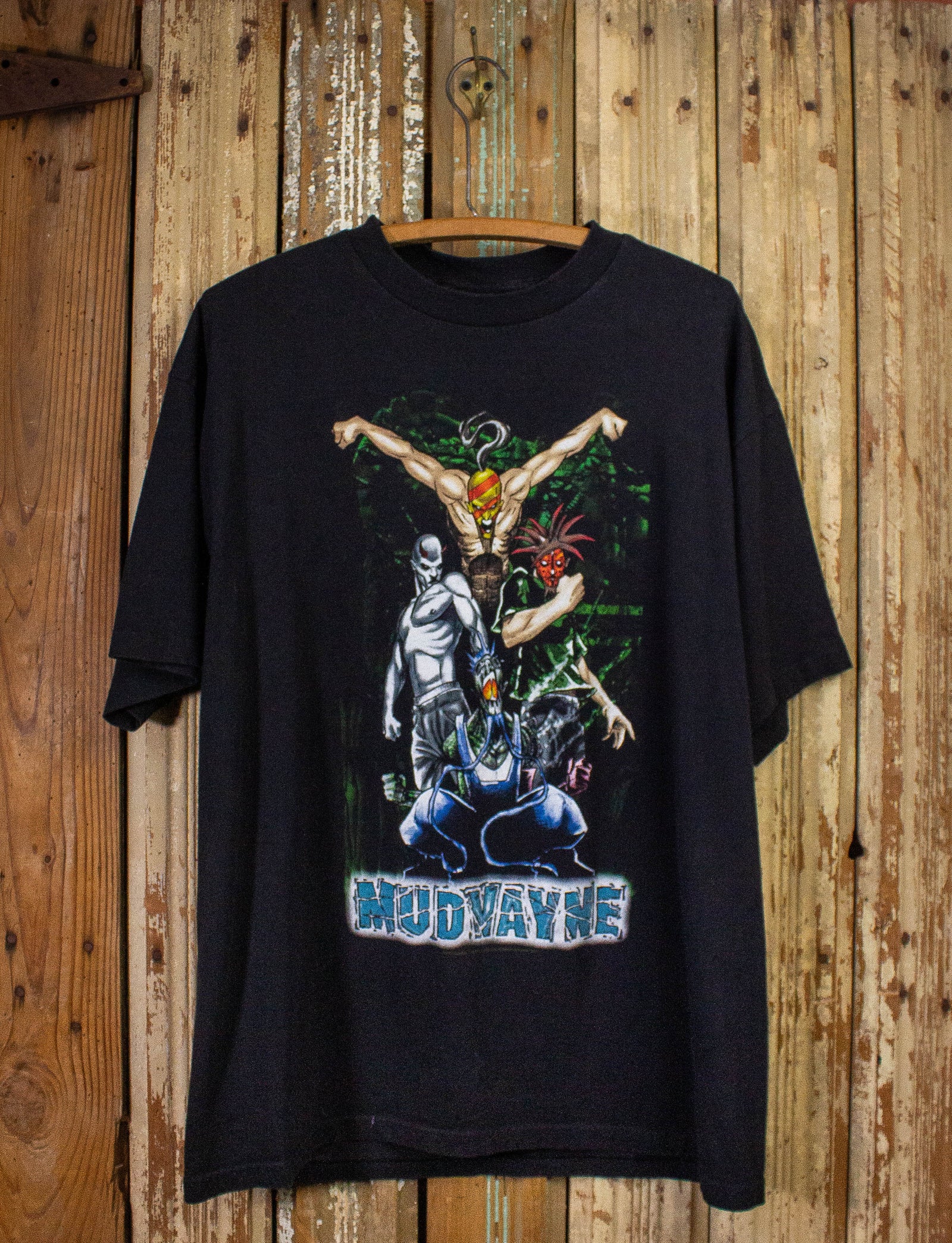 Vintage Mudvayne Concert T Shirt 2000 Black XL