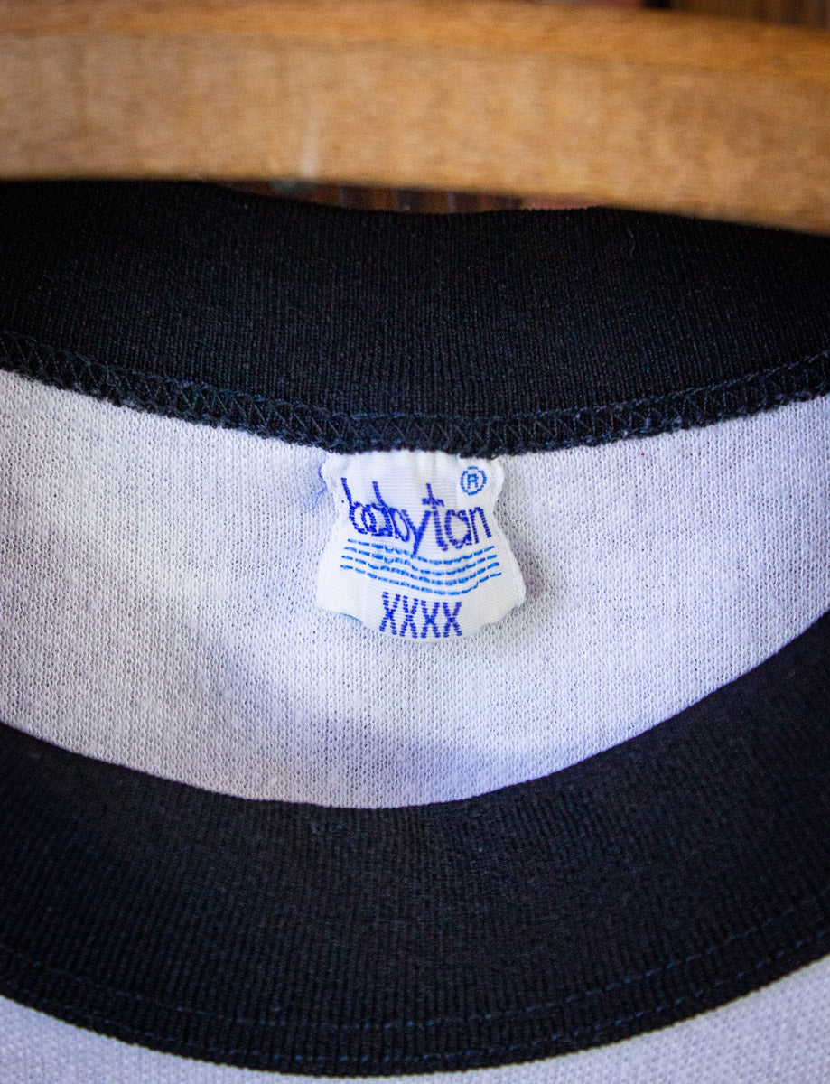 Vintage My Bank Manager is a Cunt Graphic T Shirt 80s White Large