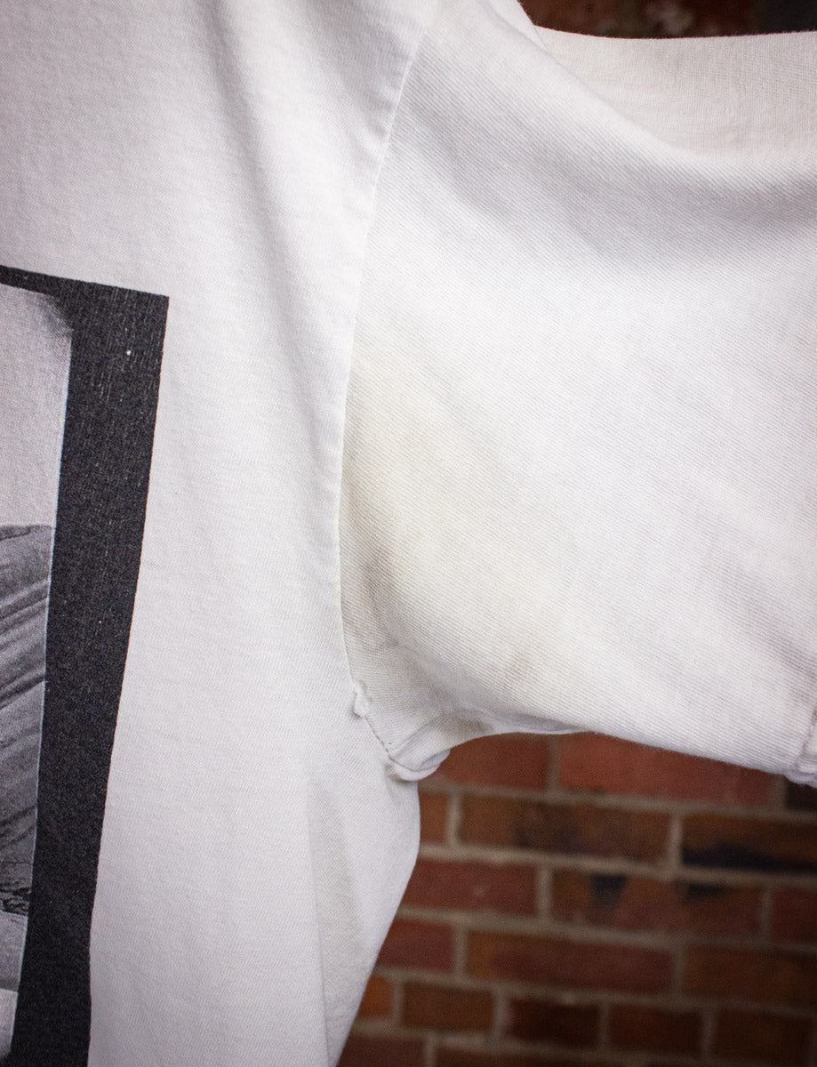 Vintage Nirvana Band Photo Concert T Shirt 1996 White Large