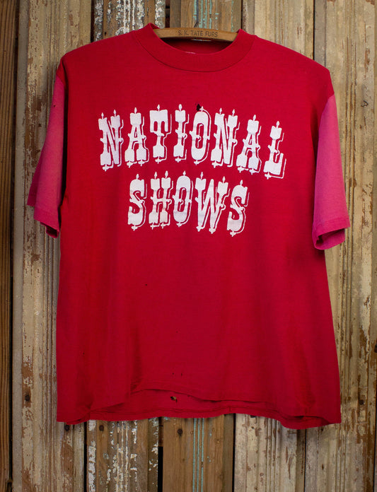 Vintage National Shows Roadcrew Graphic T-Shirt 1970s L
