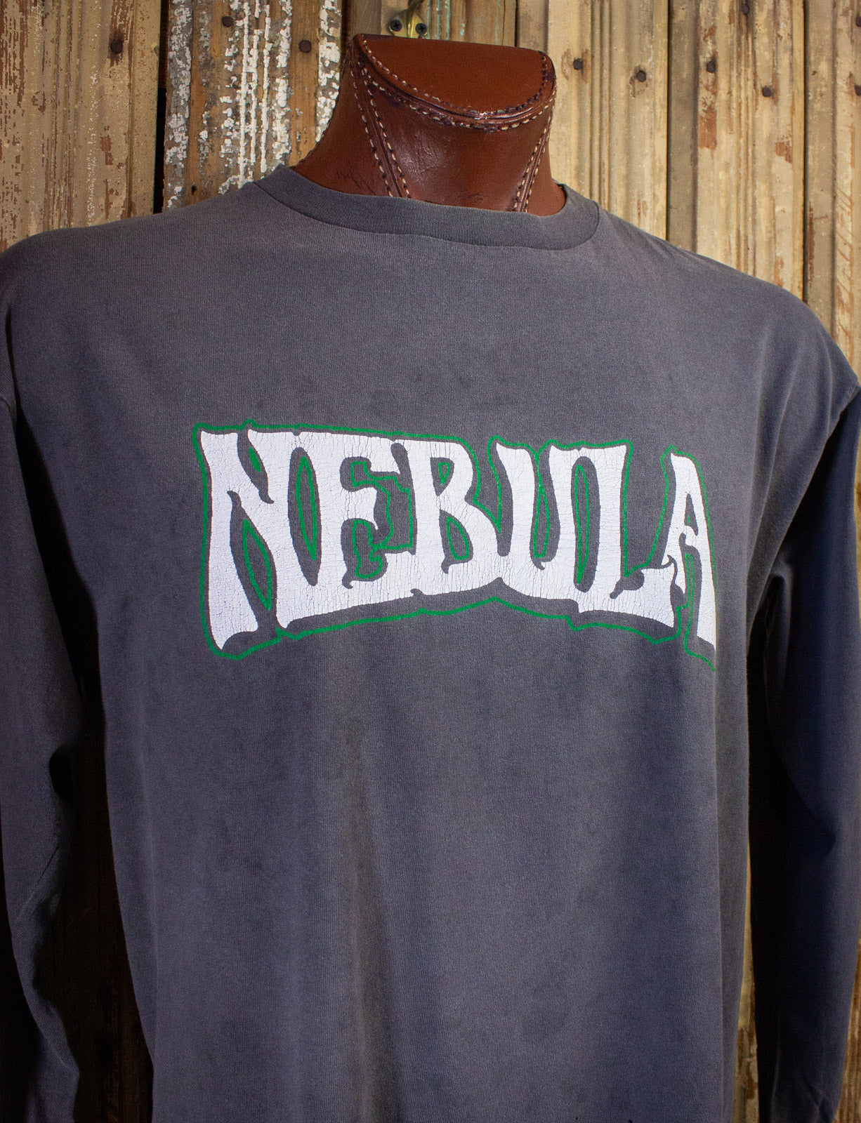 Vintage Nebula Long Sleeve Concert T Shirt 90s Gray XL