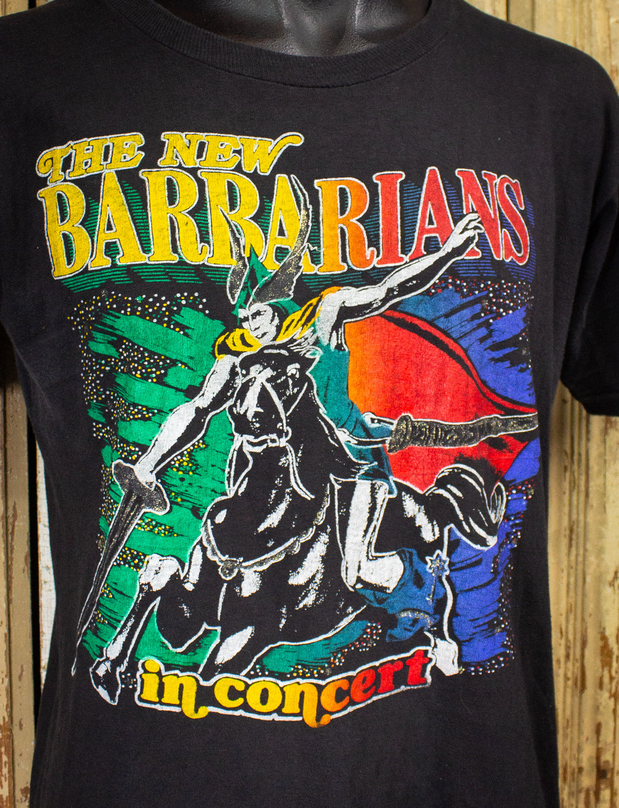 Vintage New Barbarians Live Concert T Shirt 1979 Medium