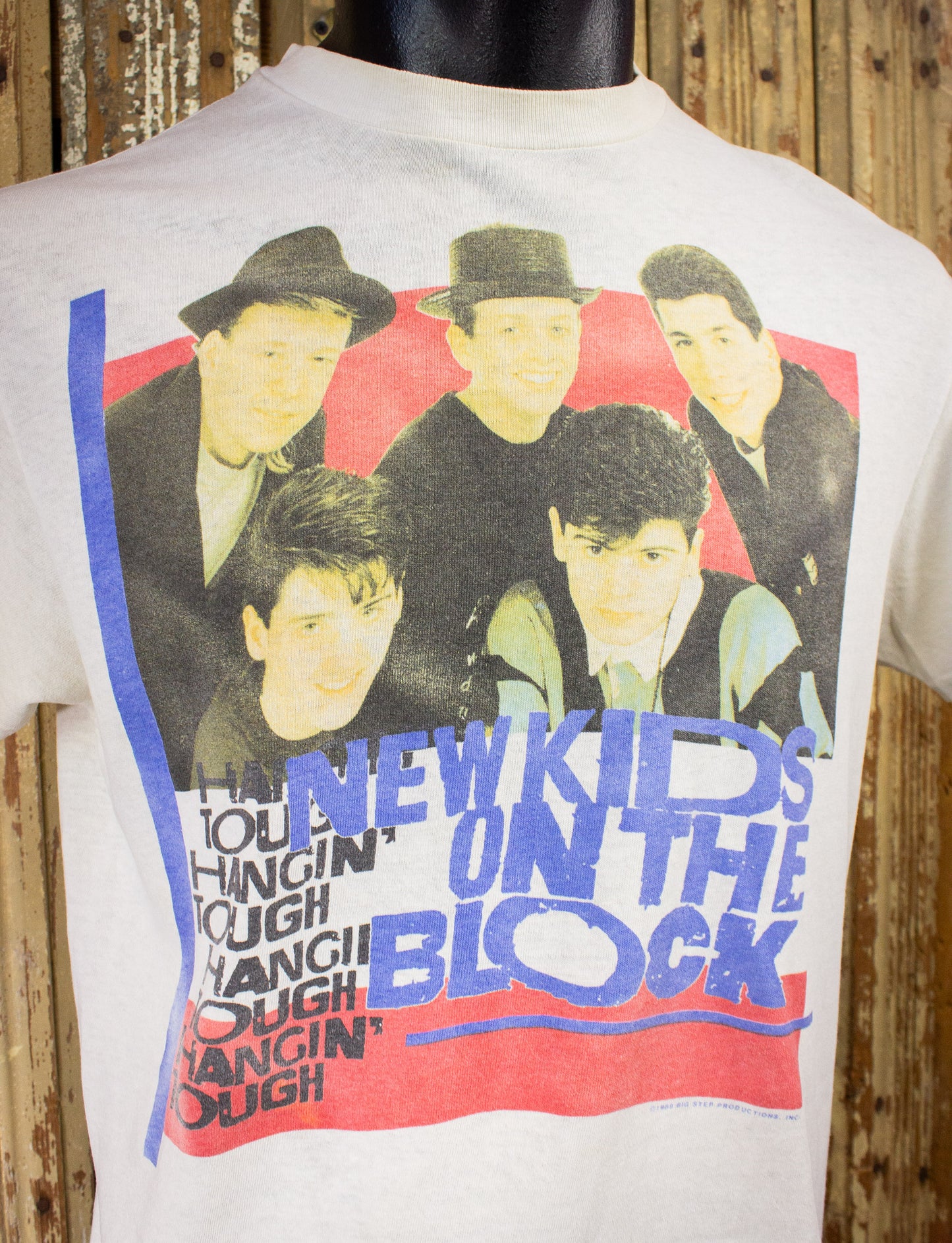 Vintage New Kids on The Block Concert T Shirt 1989 Medium