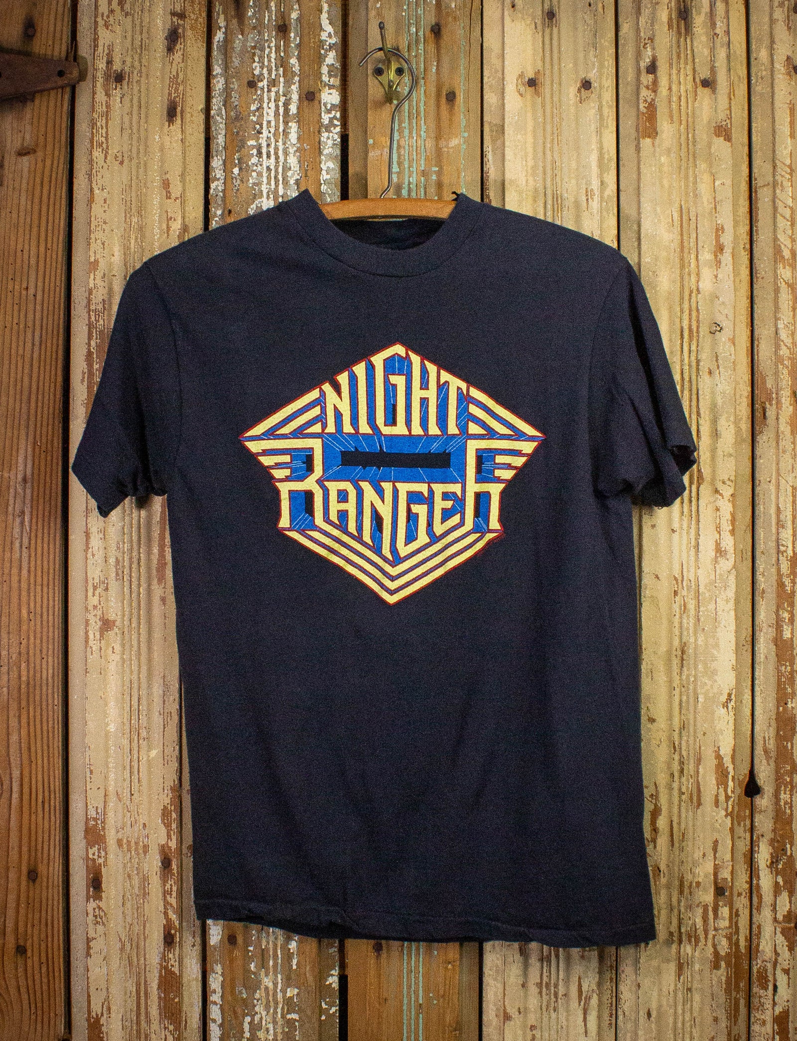 Vintage Night Ranger Dawn Patrol Concert T Shirt 1983 Black Small
