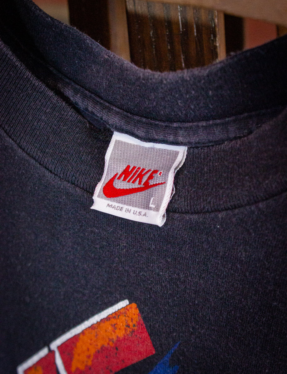 Vintage Nike Air USA Graphic T Shirt 90s Black Large – Black Shag