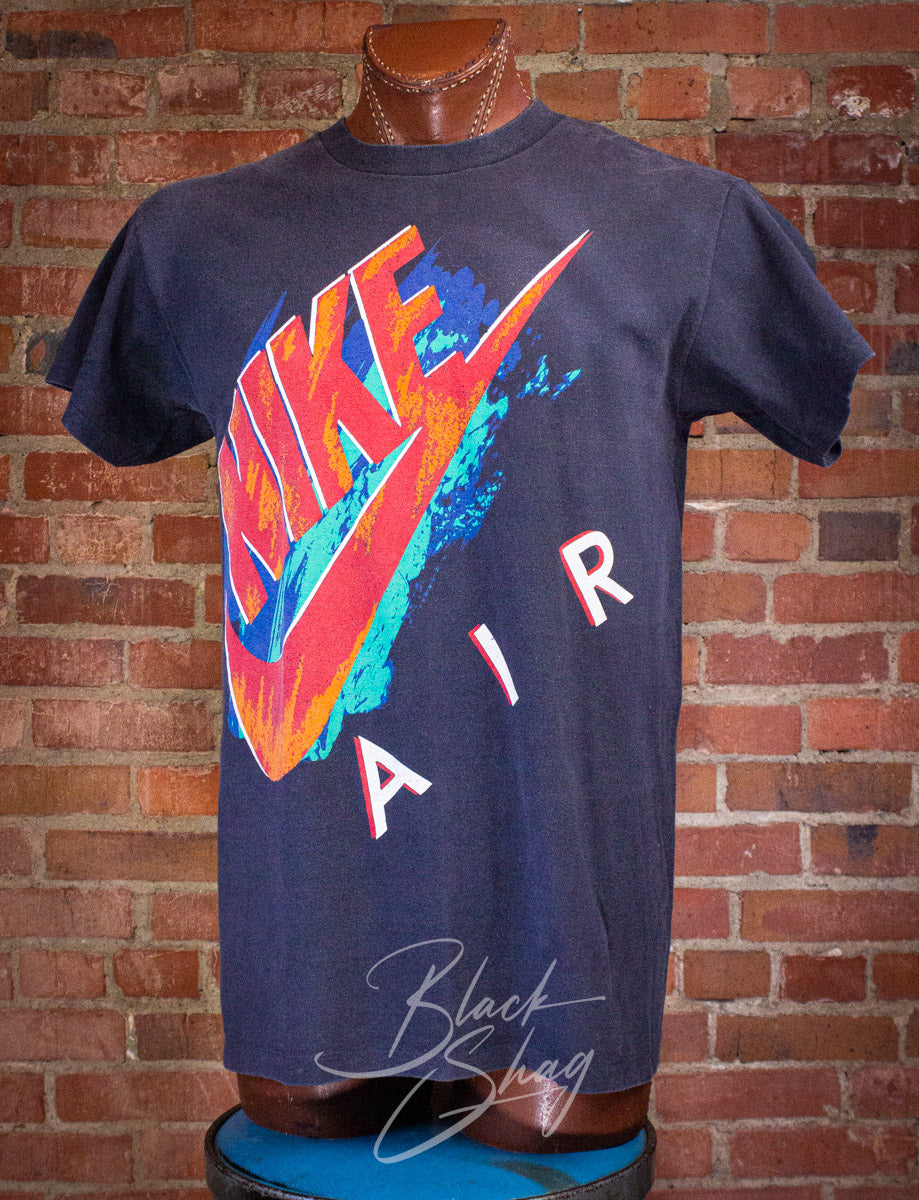 Vintage Nike Air USA Graphic T Shirt 90s Black Large  