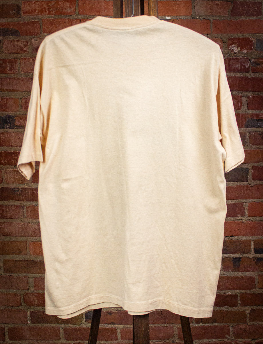 Vintage Nike Graphic T Shirt 70s Peach Large