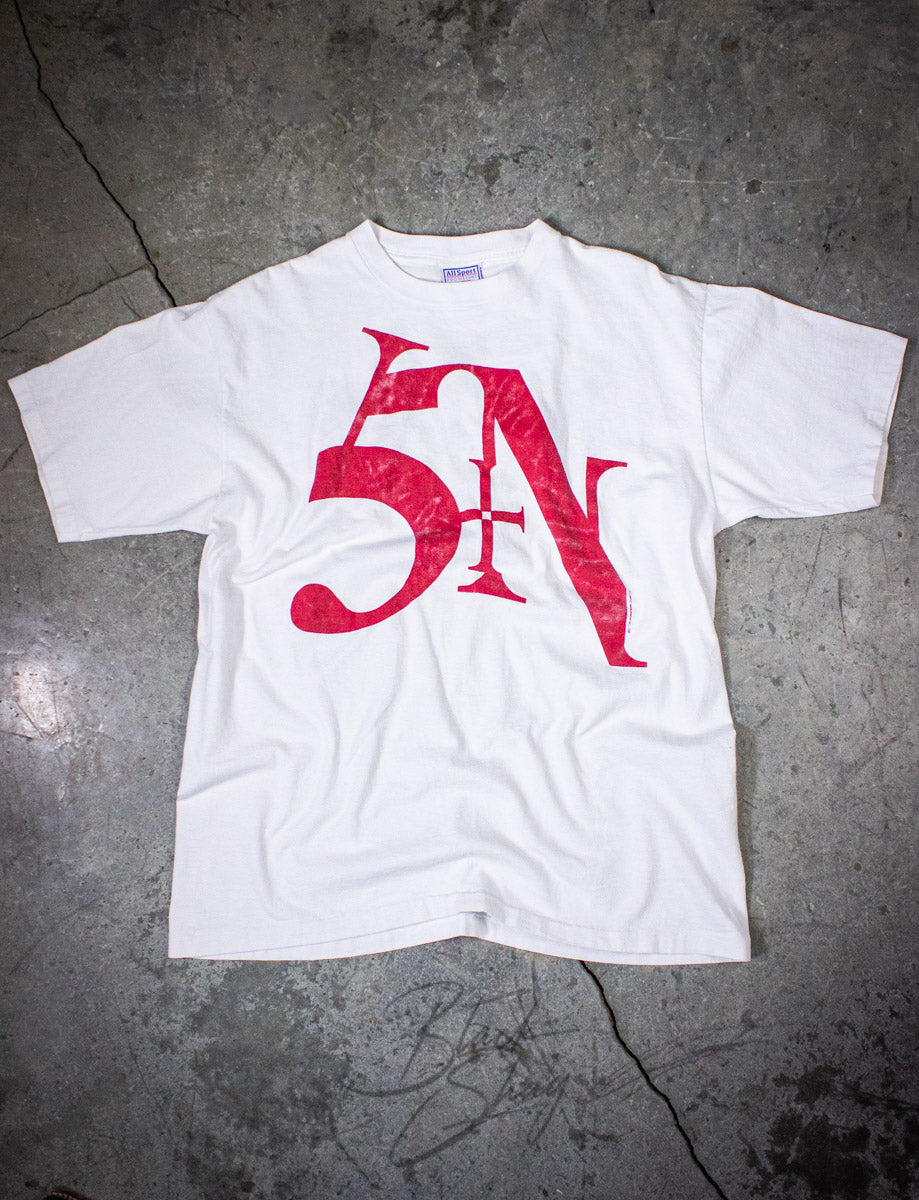 トップス VTG 90s nine inch nails Tee hanes USA XL Vintage 90's Nine Inch Nails Logo T-Shirt – Mills Vintage USA