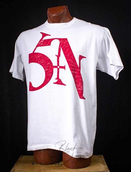 Vintage Nine Inch Nails Sin Concert T Shirt 1990 White XL