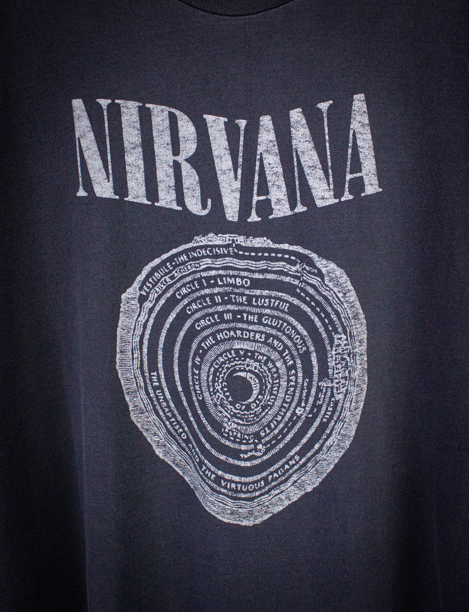 Vintage Nirvana Vestibule Concert T Shirt 1992 Black XL