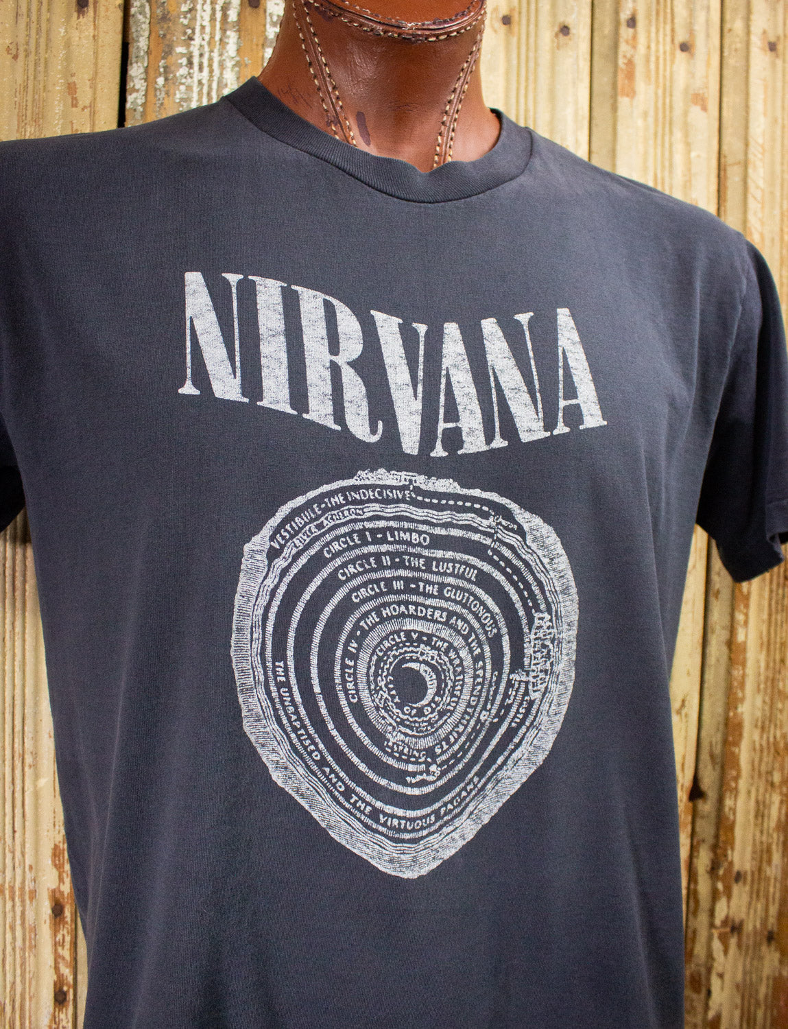 Vintage Nirvana Vestibule Concert T Shirt 1992 Black XL