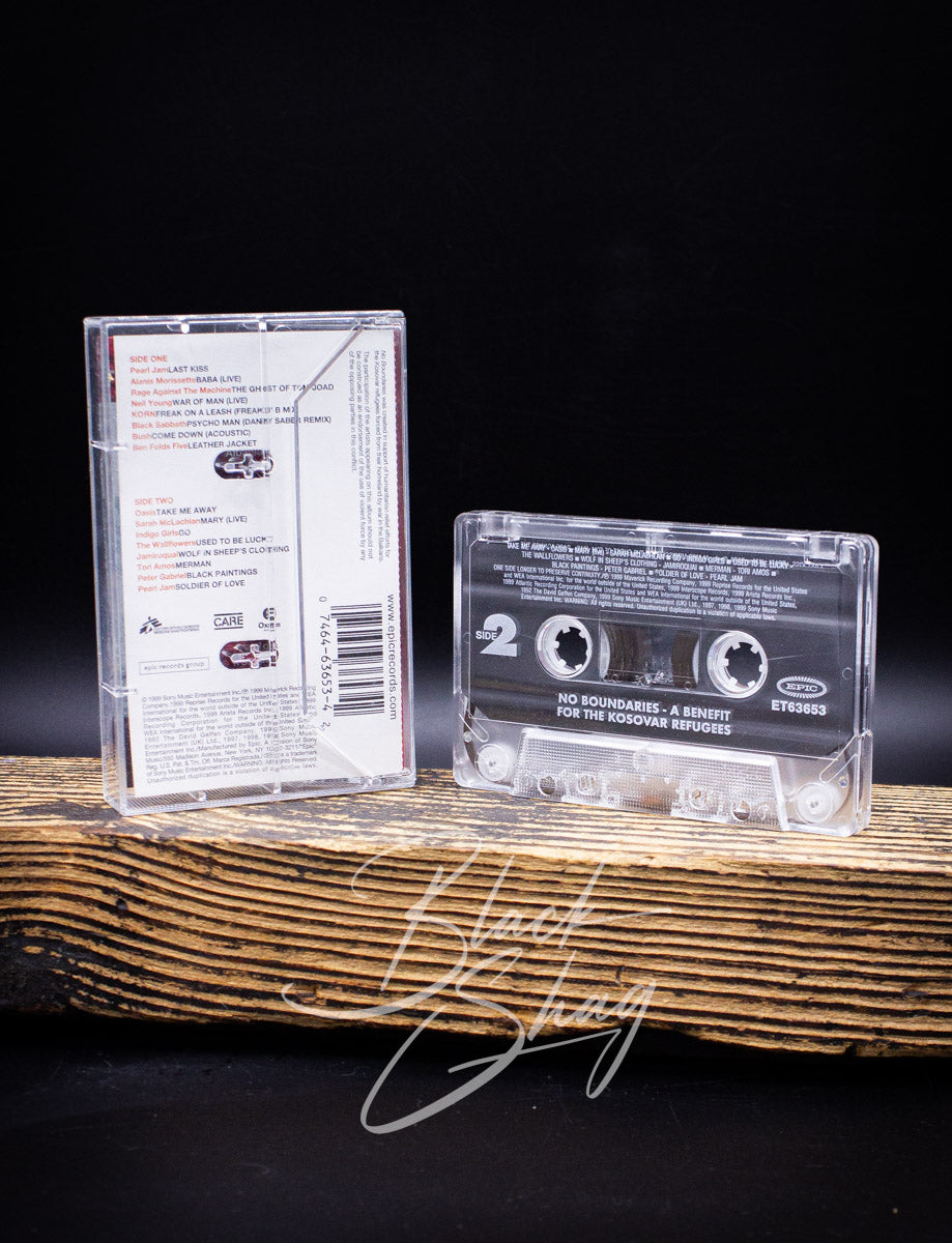 Vintage No Boundaries: A Benefit For The Kosovo Refugees Cassette 1999