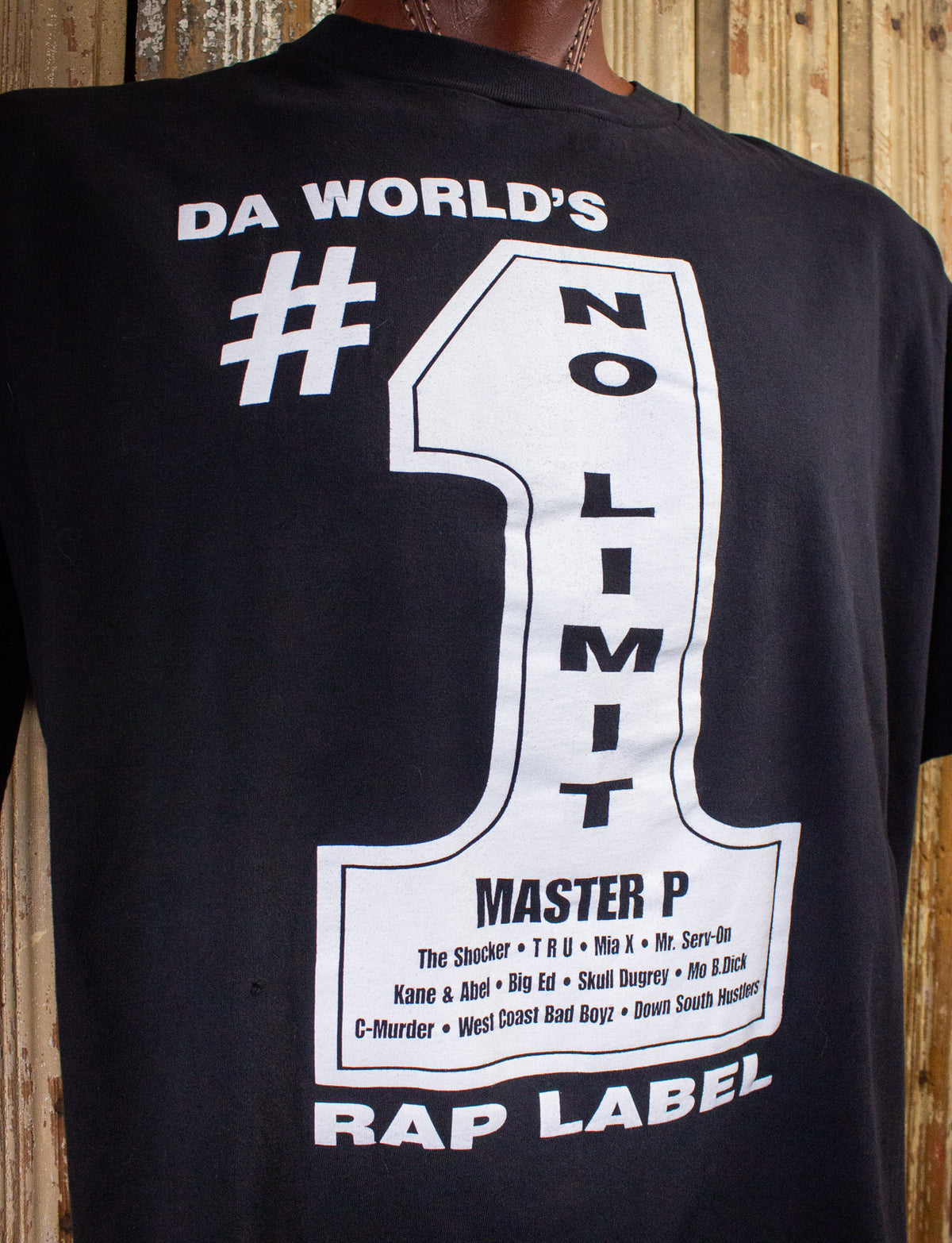No Limit Pinoy Rapper Vintage No Limit Records Promo Rap Tee 90s Black 2XL – Black Shag Vintage