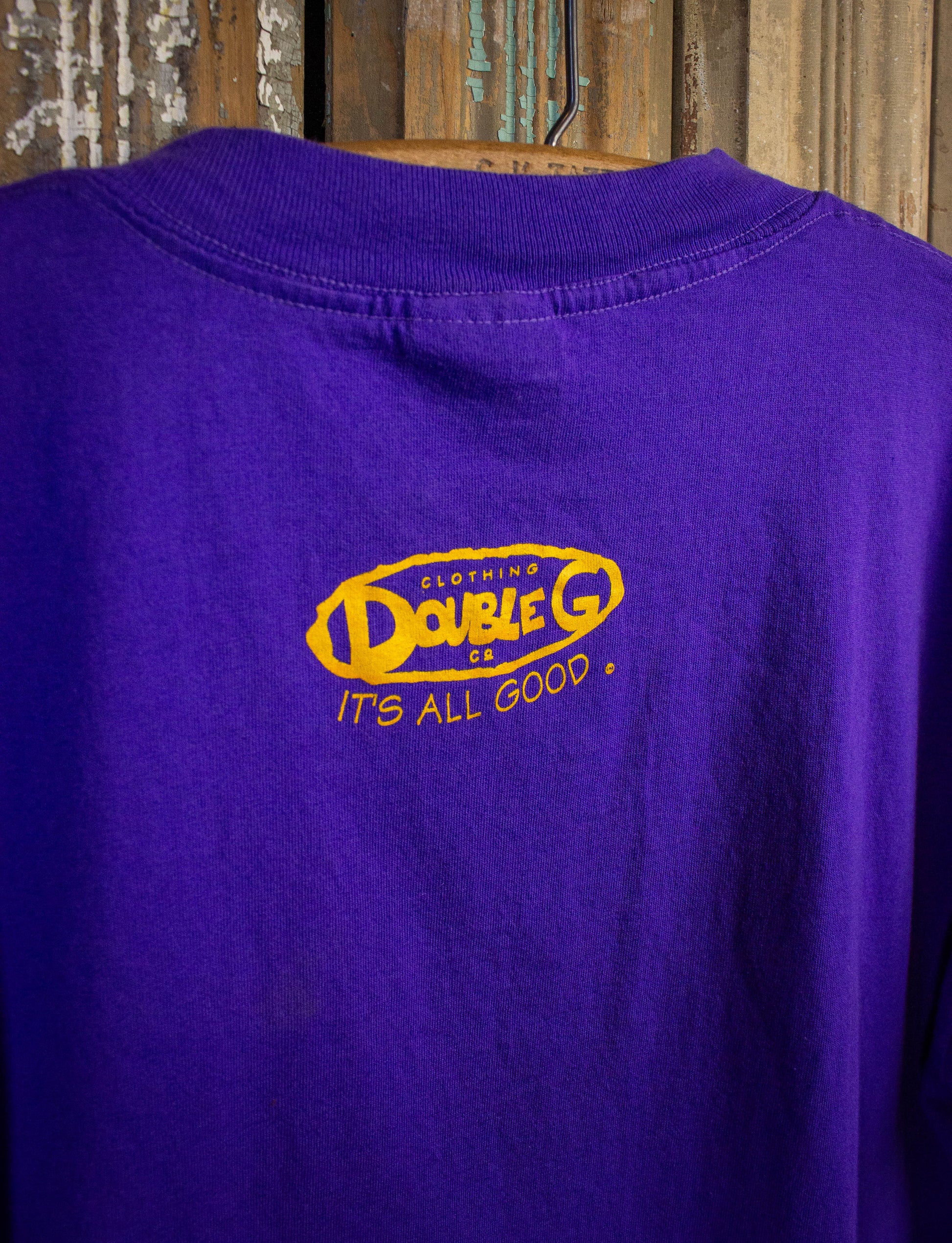 Vintage No Skool Graphic T Shirt 90s Purple XL