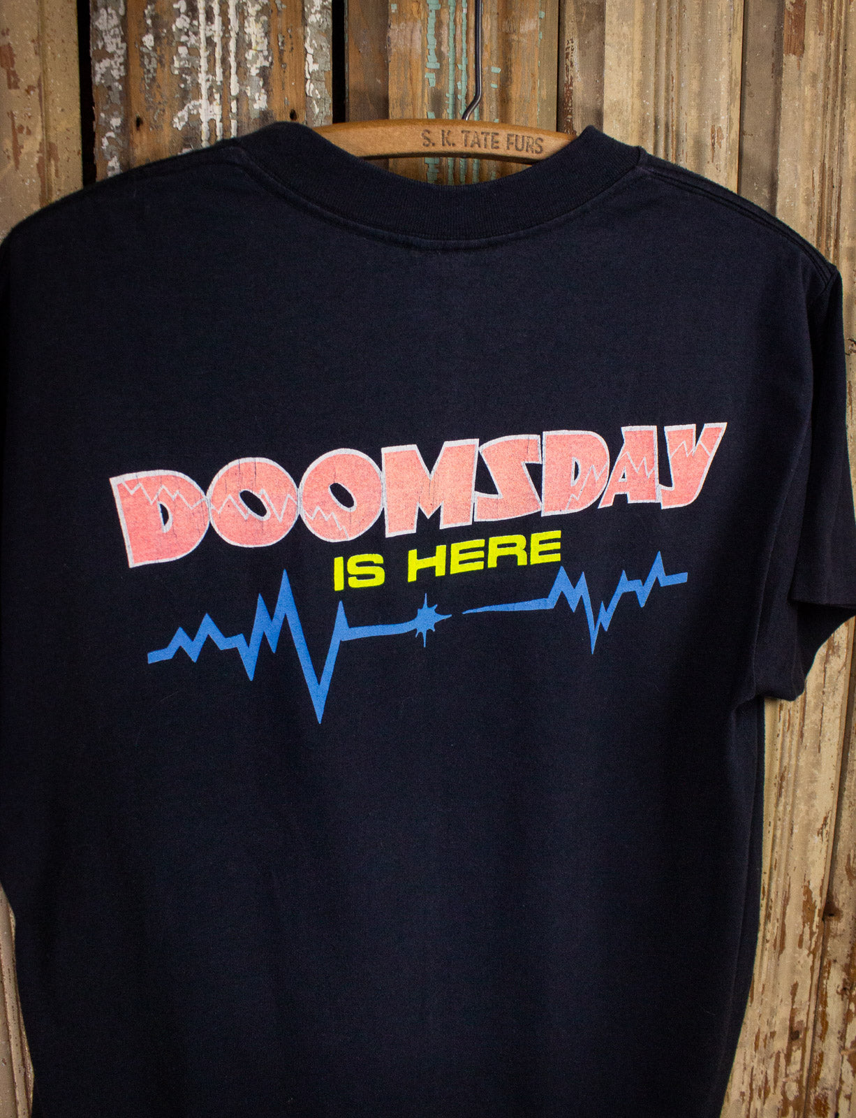 Vintage Noise International Doomsday Is Here Concert T Shirt 90s Large