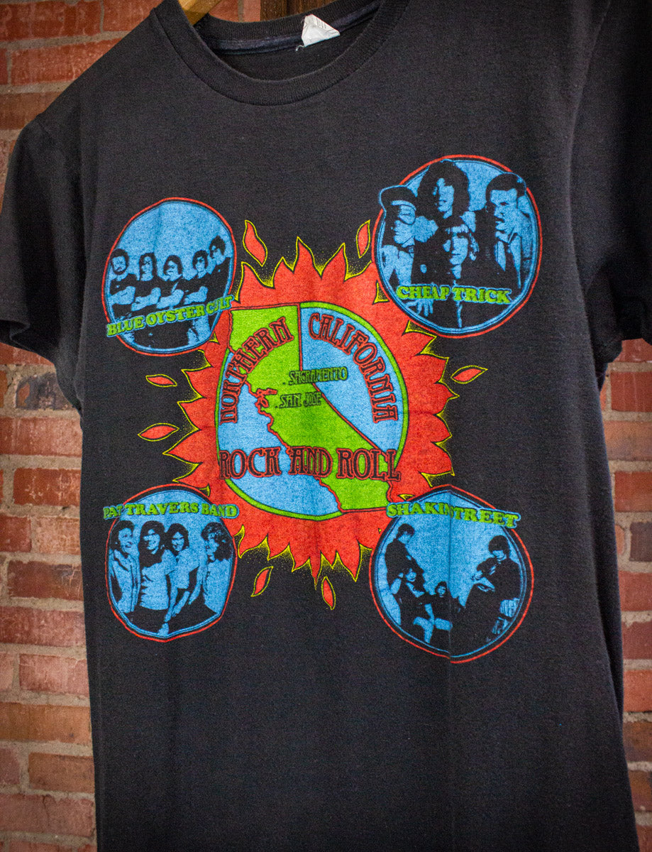 Vintage Northern California Rock n Roll Concert T Shirt 1979 XS