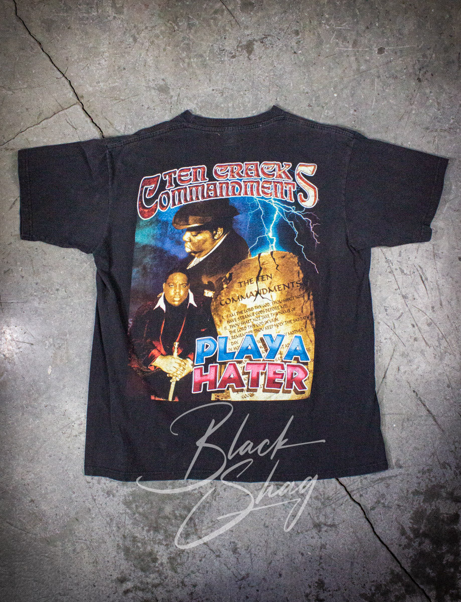 Vintage Notorious BIG King of New York Playa Hater Rap Tee 90s XL