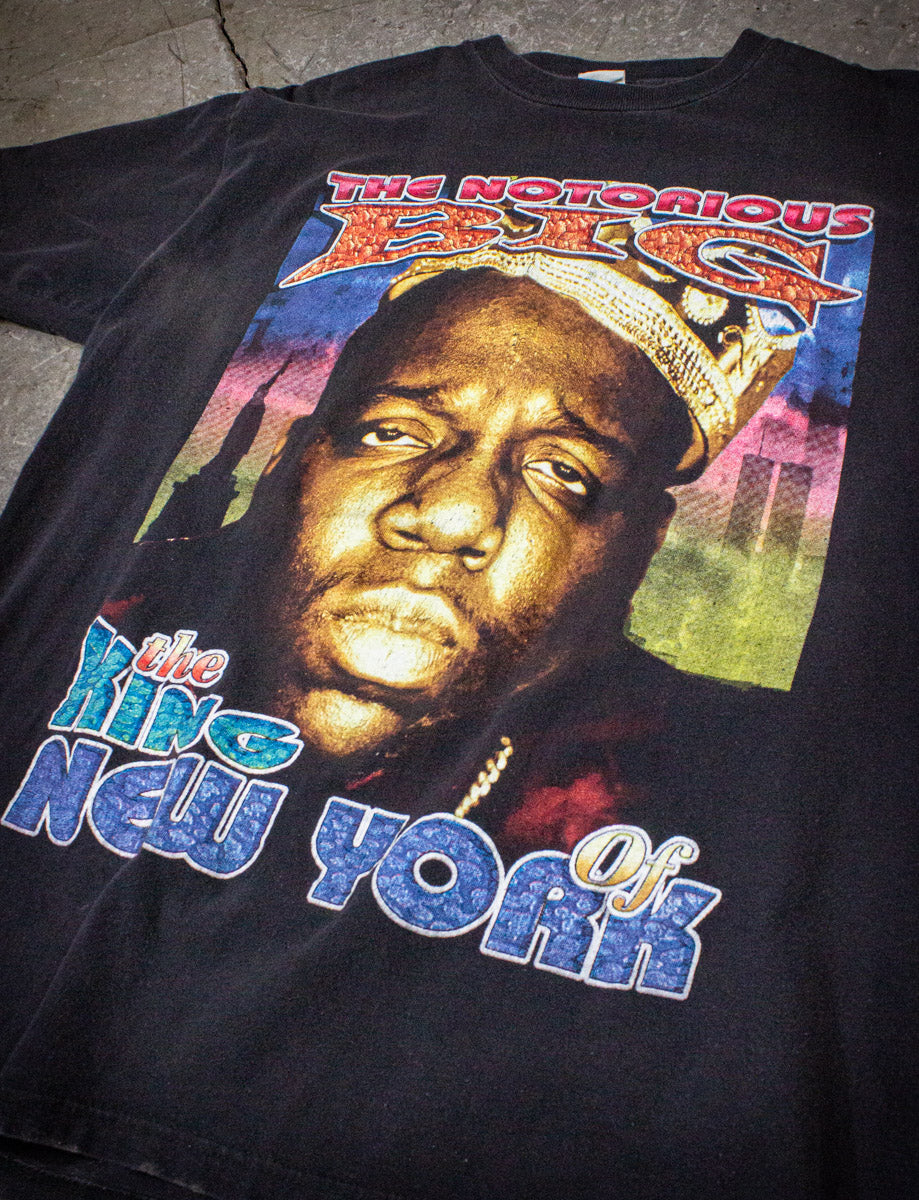 Vintage Notorious BIG King of New York Playa Hater Rap Tee 90s XL