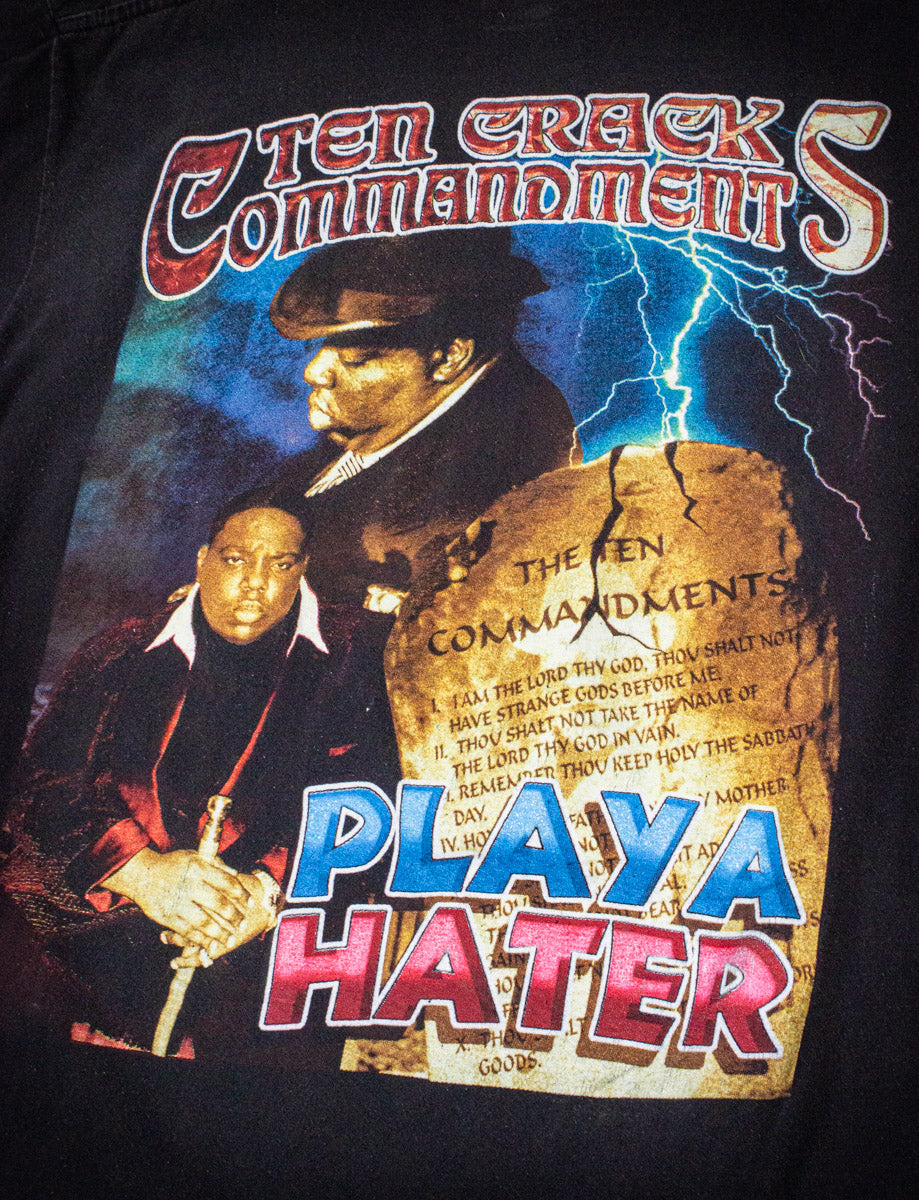Vintage Notorious BIG King of New York Playa Hater Rap Tee 90s XL