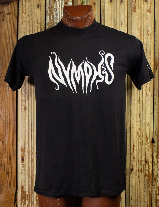 Vintage Nymphs Black Widow Concert T Shirt 90s Black Medium