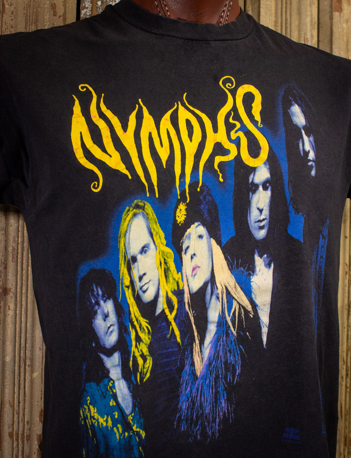 Vintage Nymphs Concert T Shirt 1991 Black Medium