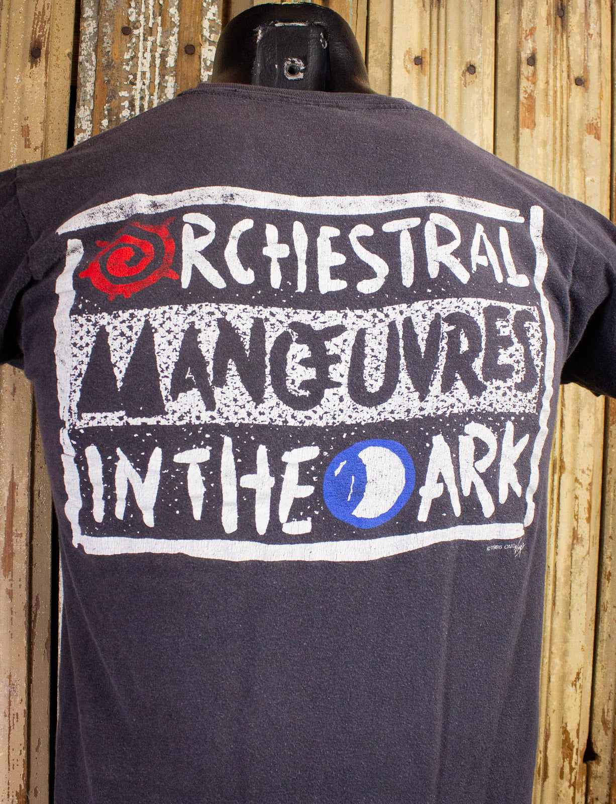 Vintage Orchestral Manoeuvres in the Dark Concert T Shirt 1986 Black Small