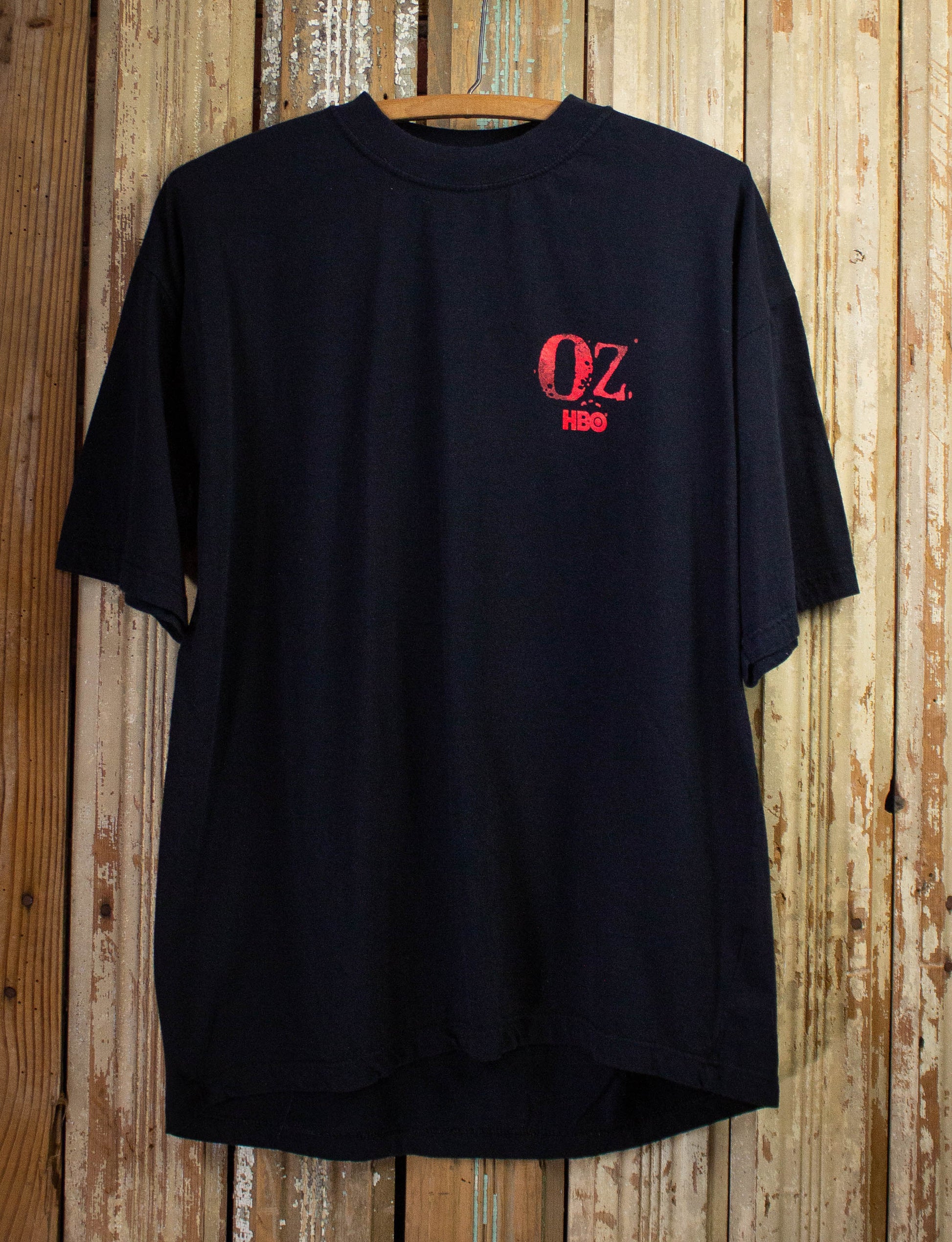 Vintage OZ Watch Your Back Graphic T-Shirt 2000s XL